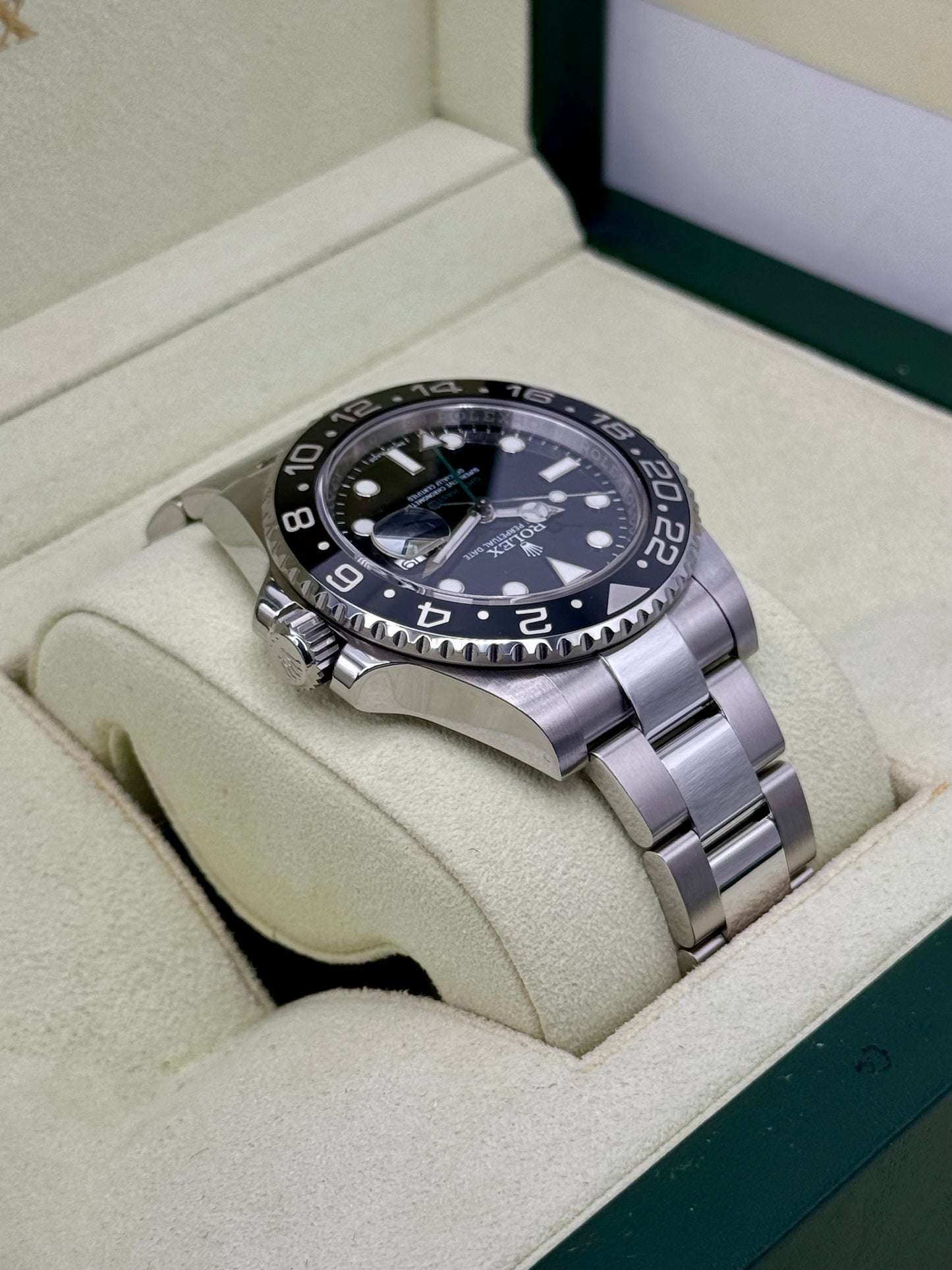 2014 Rolex GMT-Master II 40mm 116710LN Stainless Steel Black Dial