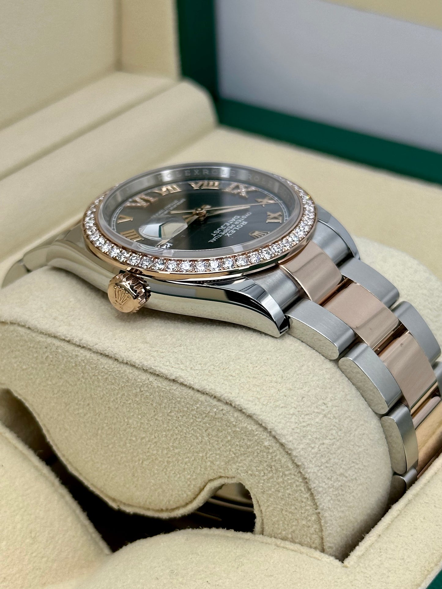 NEW 2023 Rolex Datejust 36mm 126281RBR Two-Tone Oyster Grey Dial - MyWatchLLC