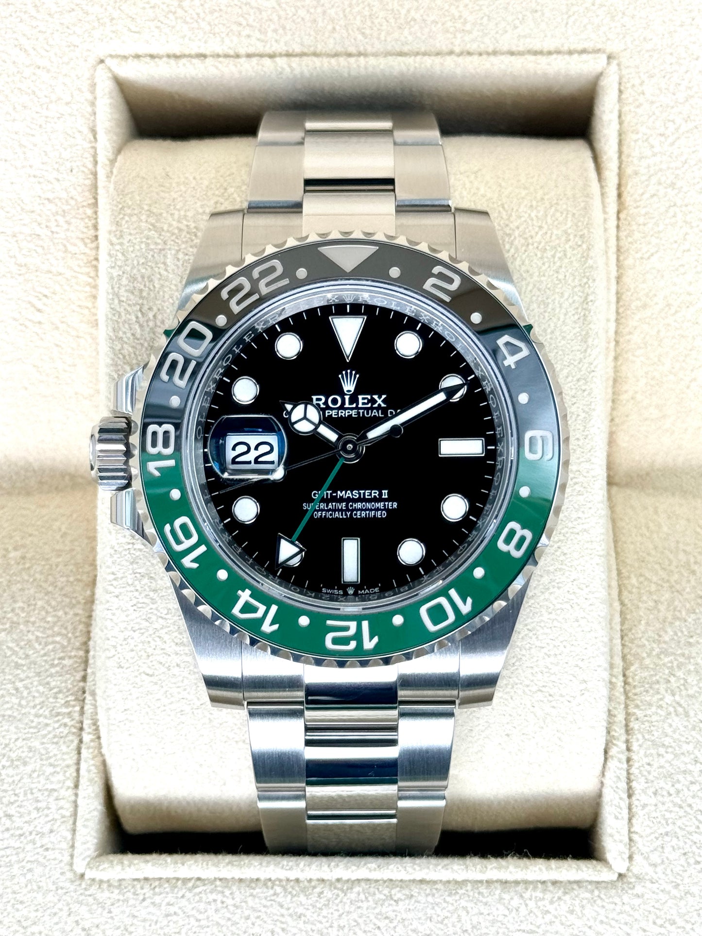 2023 Rolex GMT-Master II "Sprite" 40mm 126720VTNR Oyster - MyWatchLLC