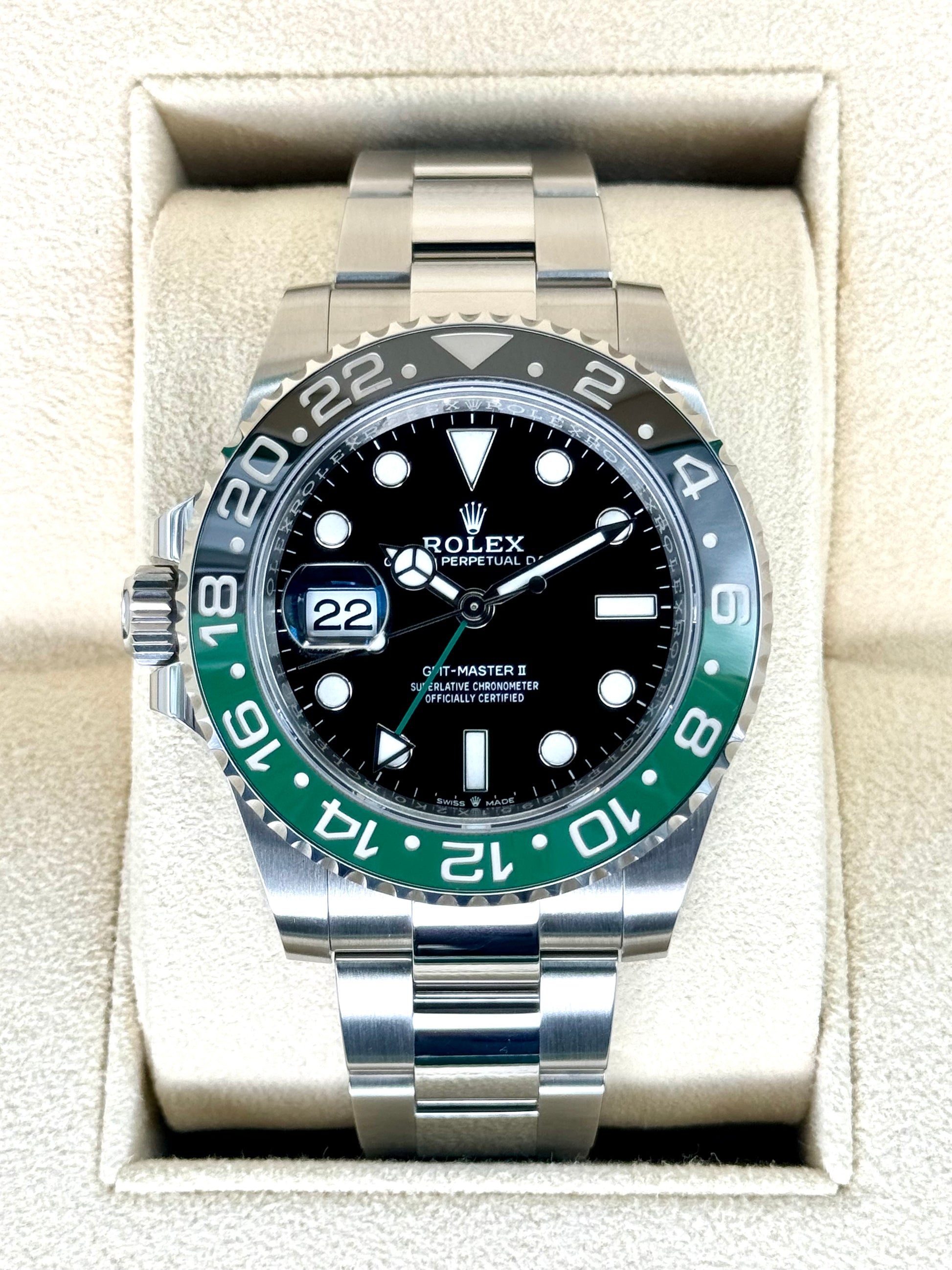 2023 Rolex GMT-Master II "Sprite" 40mm 126720VTNR Oyster - MyWatchLLC