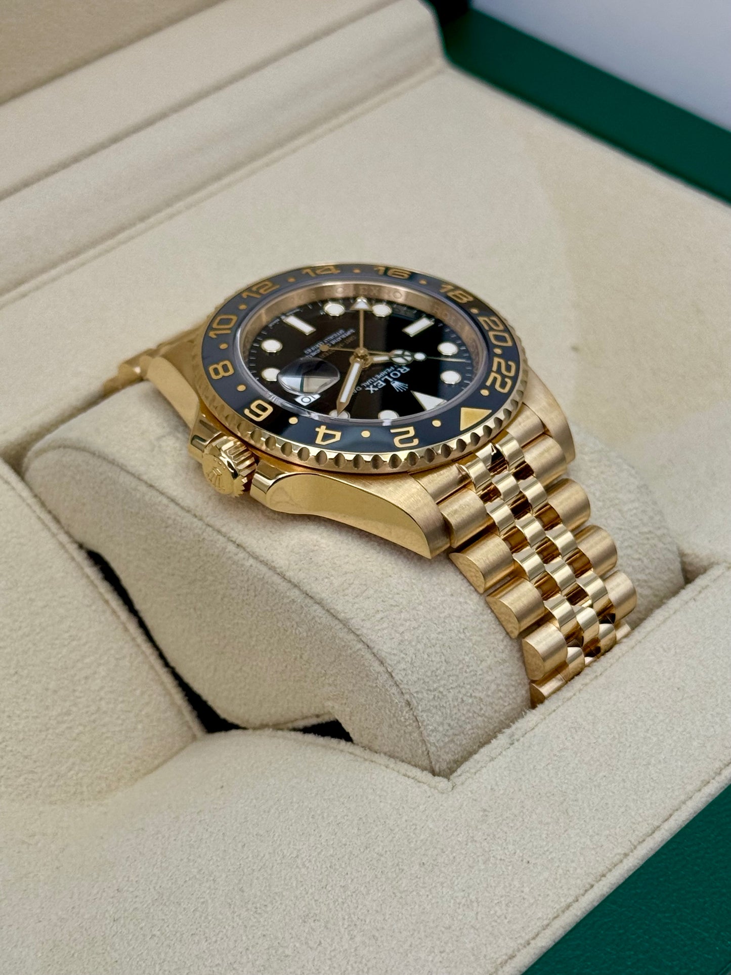 2025 Rolex GMT-Master II 40mm 126718GRNR Jubilee Black Dial
