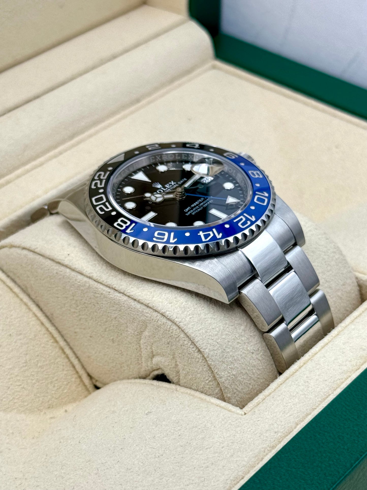 2022 Rolex GMT-Master II "Batman" 40mm 126710BLNR Oyster Black Dial - MyWatchLLC