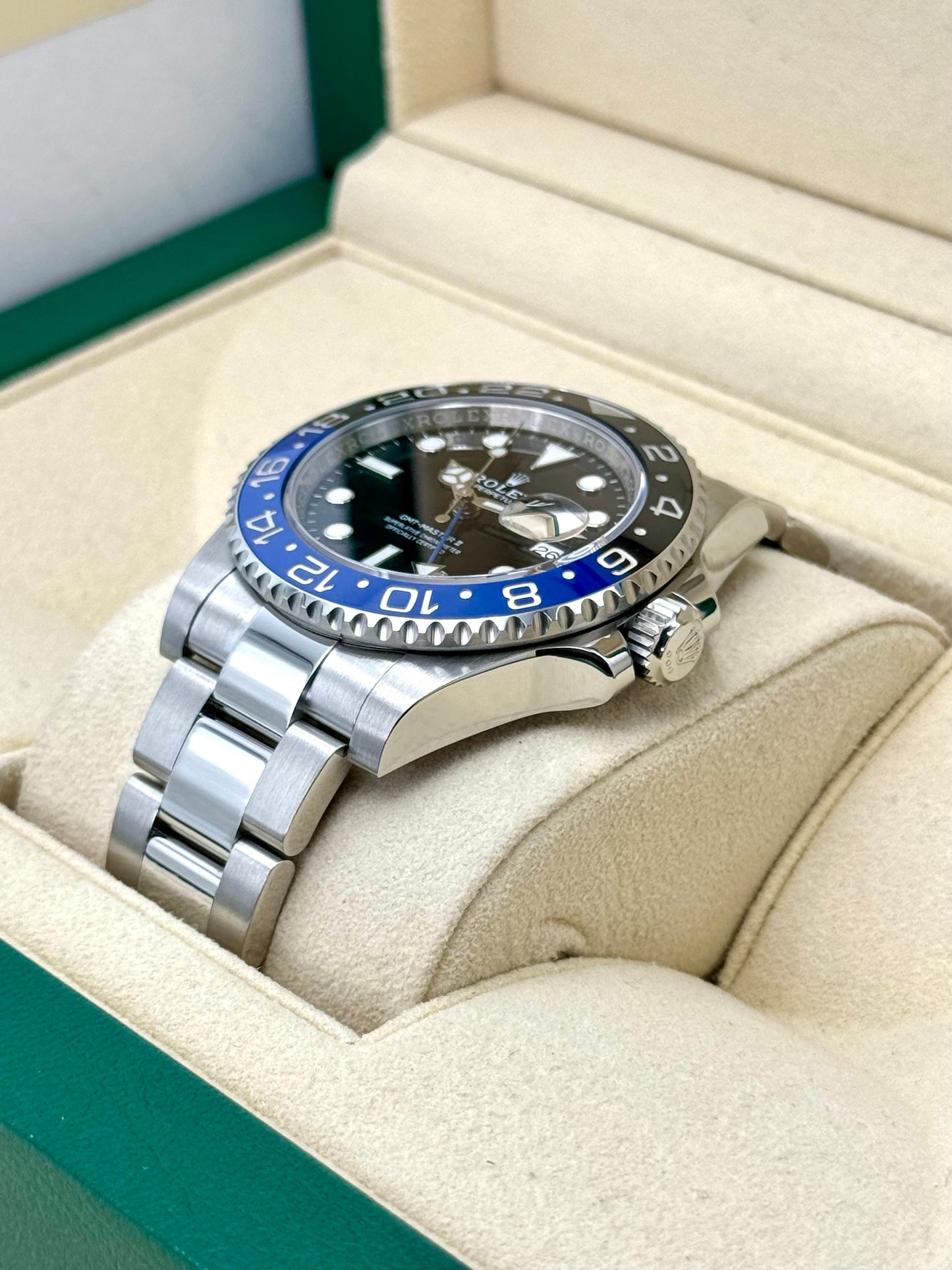 2022 Rolex GMT-Master II "Batman" 40mm 126710BLNR Oyster Black Dial - MyWatchLLC