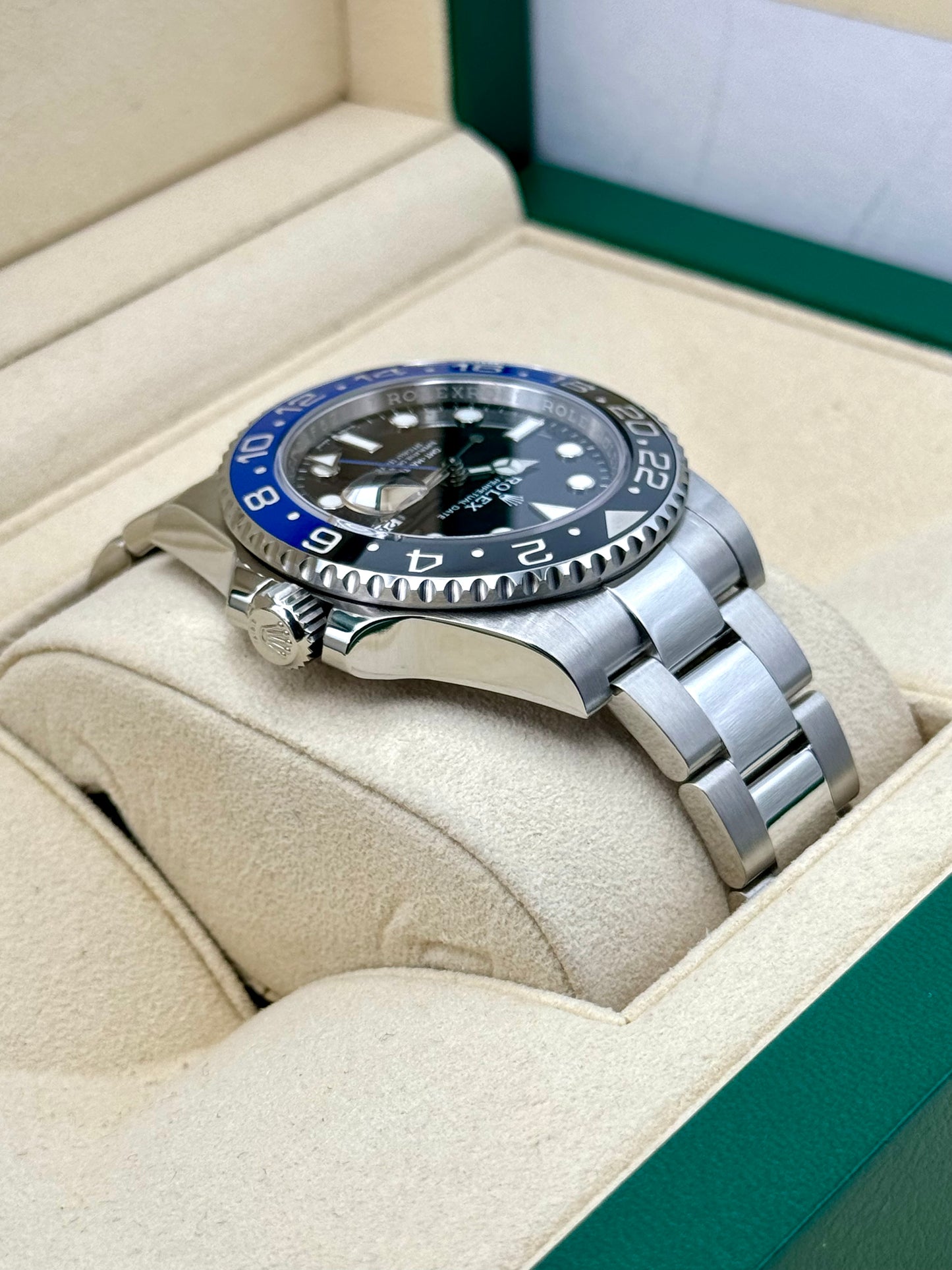 2022 Rolex GMT-Master II "Batman" 40mm 126710BLNR Oyster Black Dial - MyWatchLLC