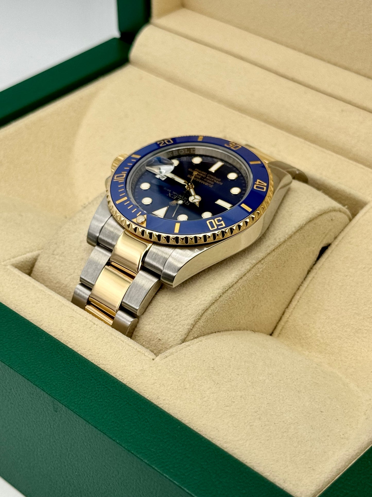 2016 Rolex Submariner "Bluesy" 40mm 116613LB Two-Tone Blue Dial