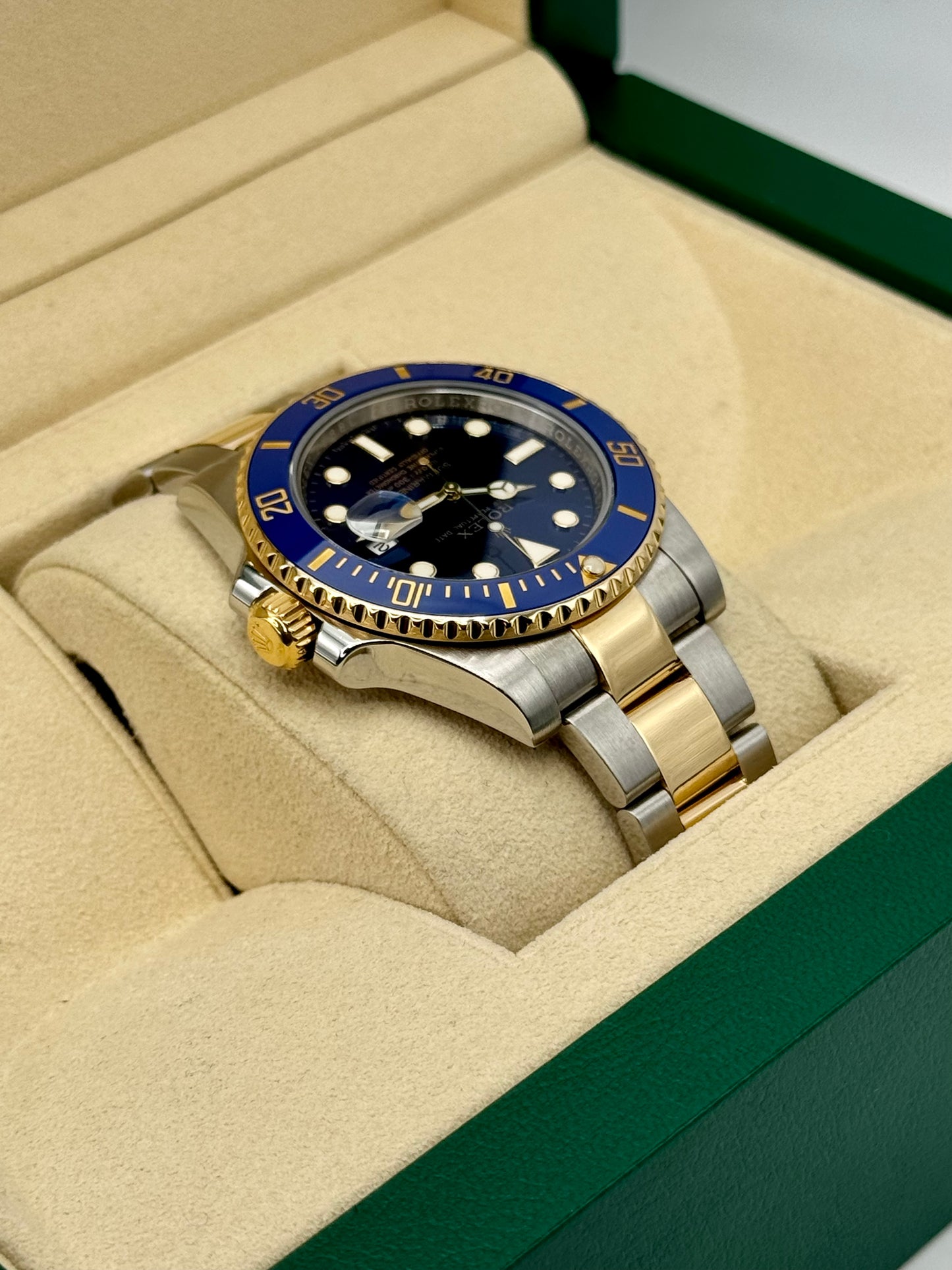 2016 Rolex Submariner "Bluesy" 40mm 116613LB Two-Tone Blue Dial