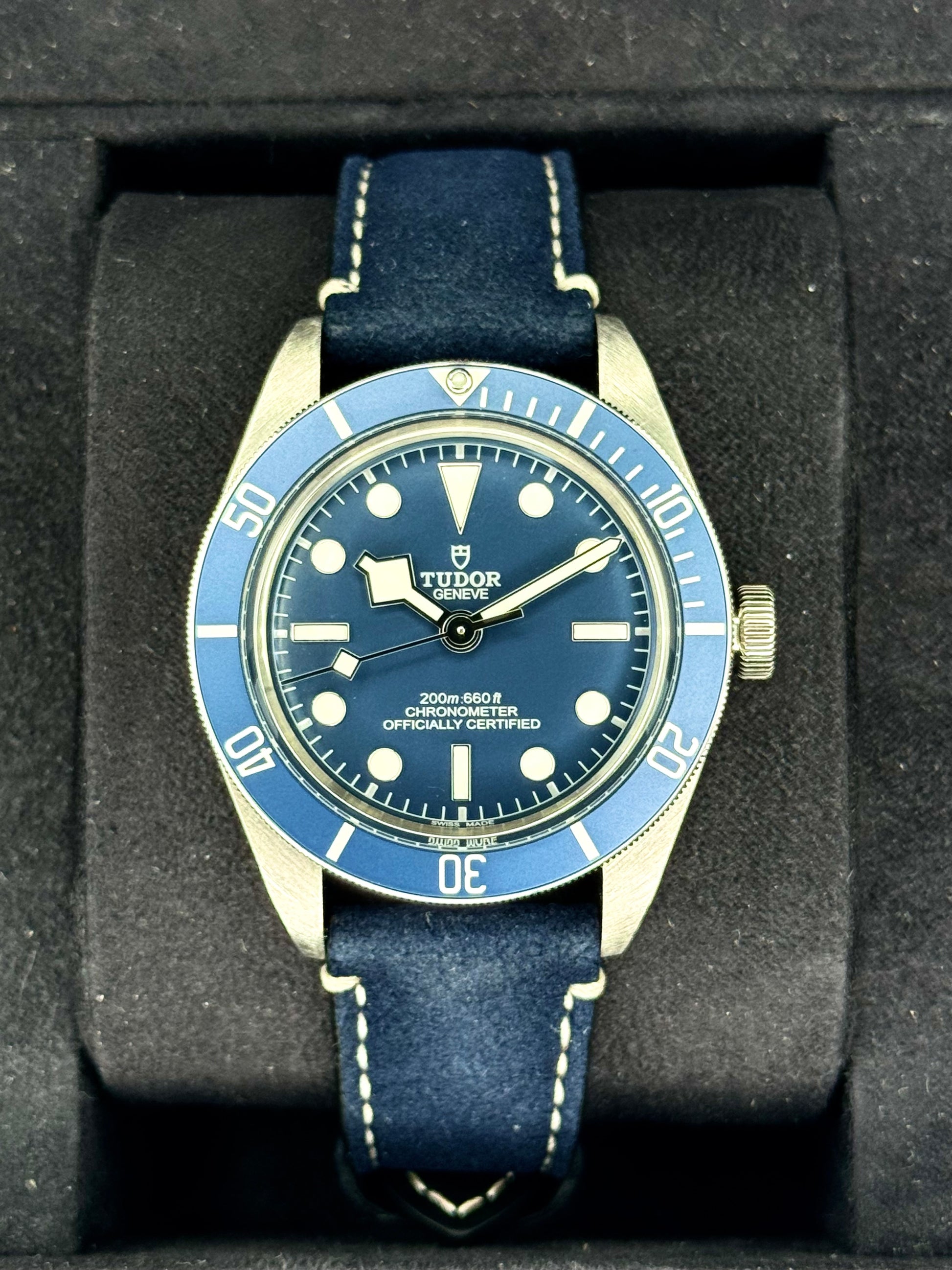 2021 Tudor Black Bay Fifty-Eight 39mm 79030B Stainless Steel Blue Dial - MyWatchLLC