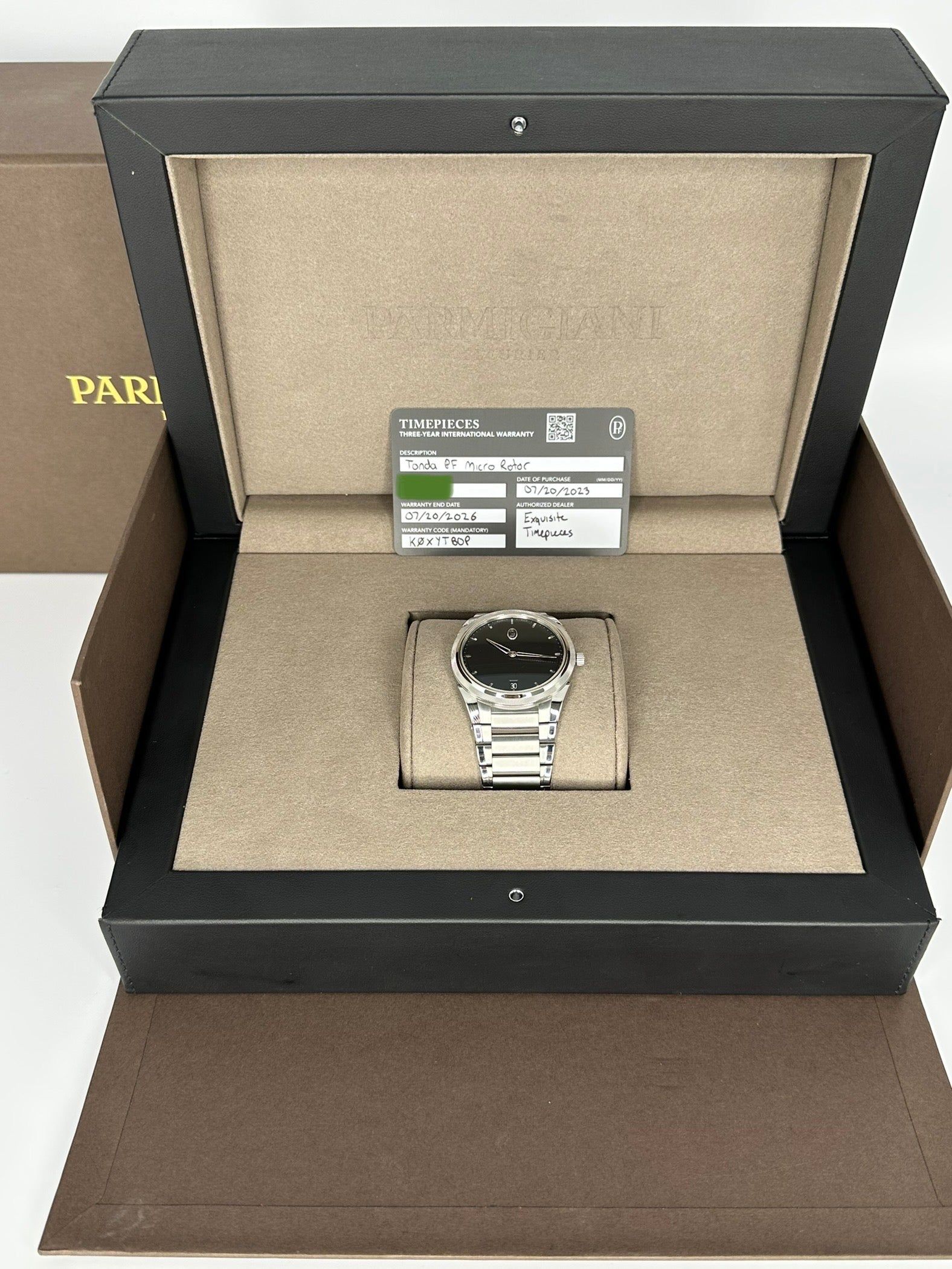 2023 Parmigiani Fleurier Tonda Pf Micro 40mm PFC914 Stianless Steel Grey Dial - MyWatchLLC