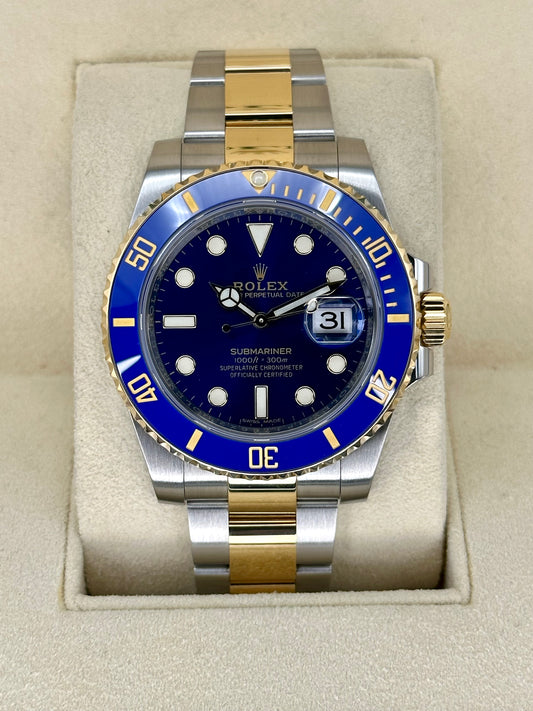 2019 Rolex Submariner Date "Bluesy" 40mm 116613LB Two-Tone Blue Dial - MyWatchLLC