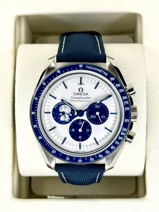 NEW 2024 Omegas Speedmaster Silver Snoopy Award 310.32.42.50.02.001 - MyWatchLLC
