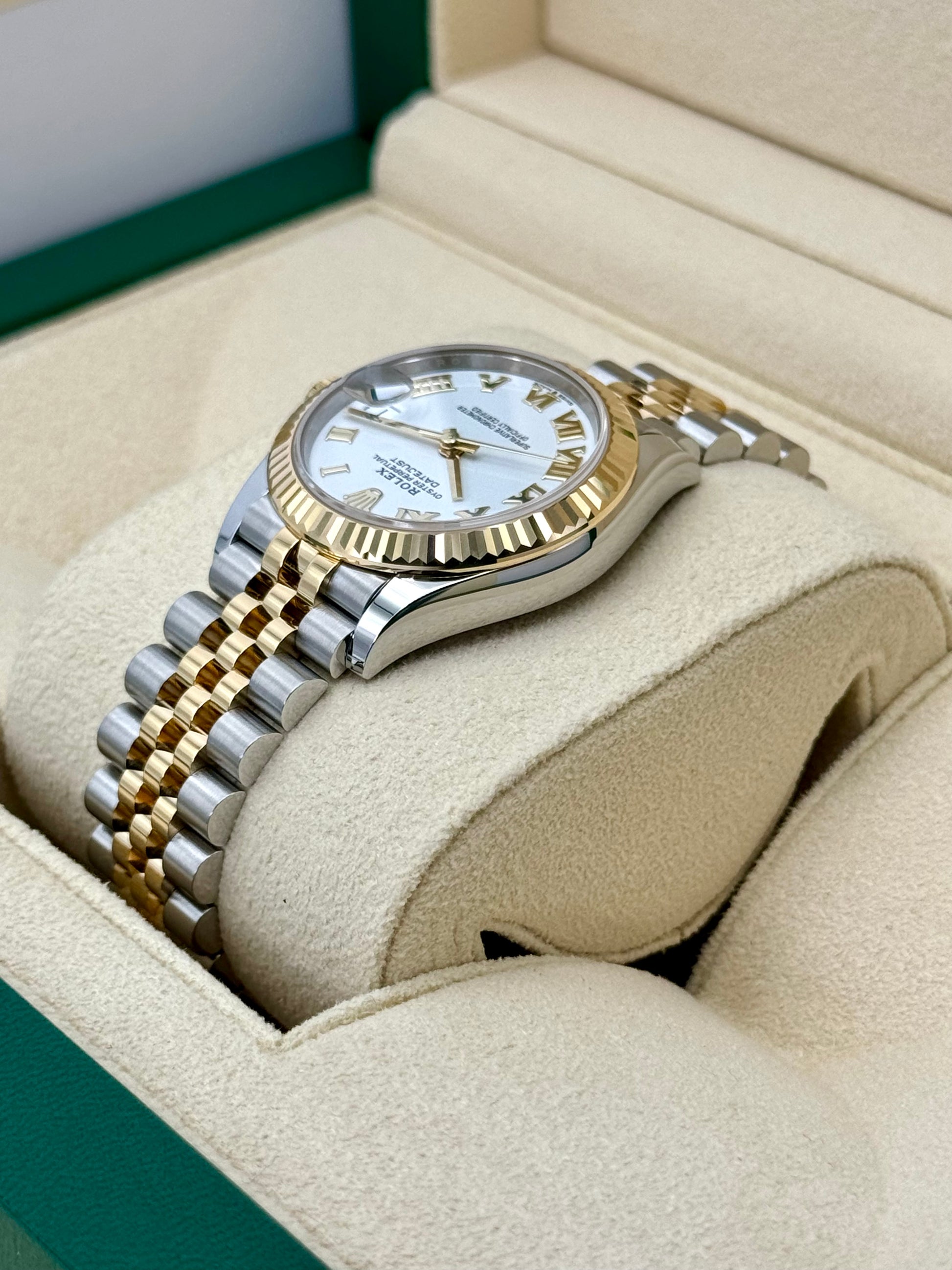 NEW 2024 Rolex Datejust 31mm 278273 Two-Tone Jubilee White Dial - MyWatchLLC