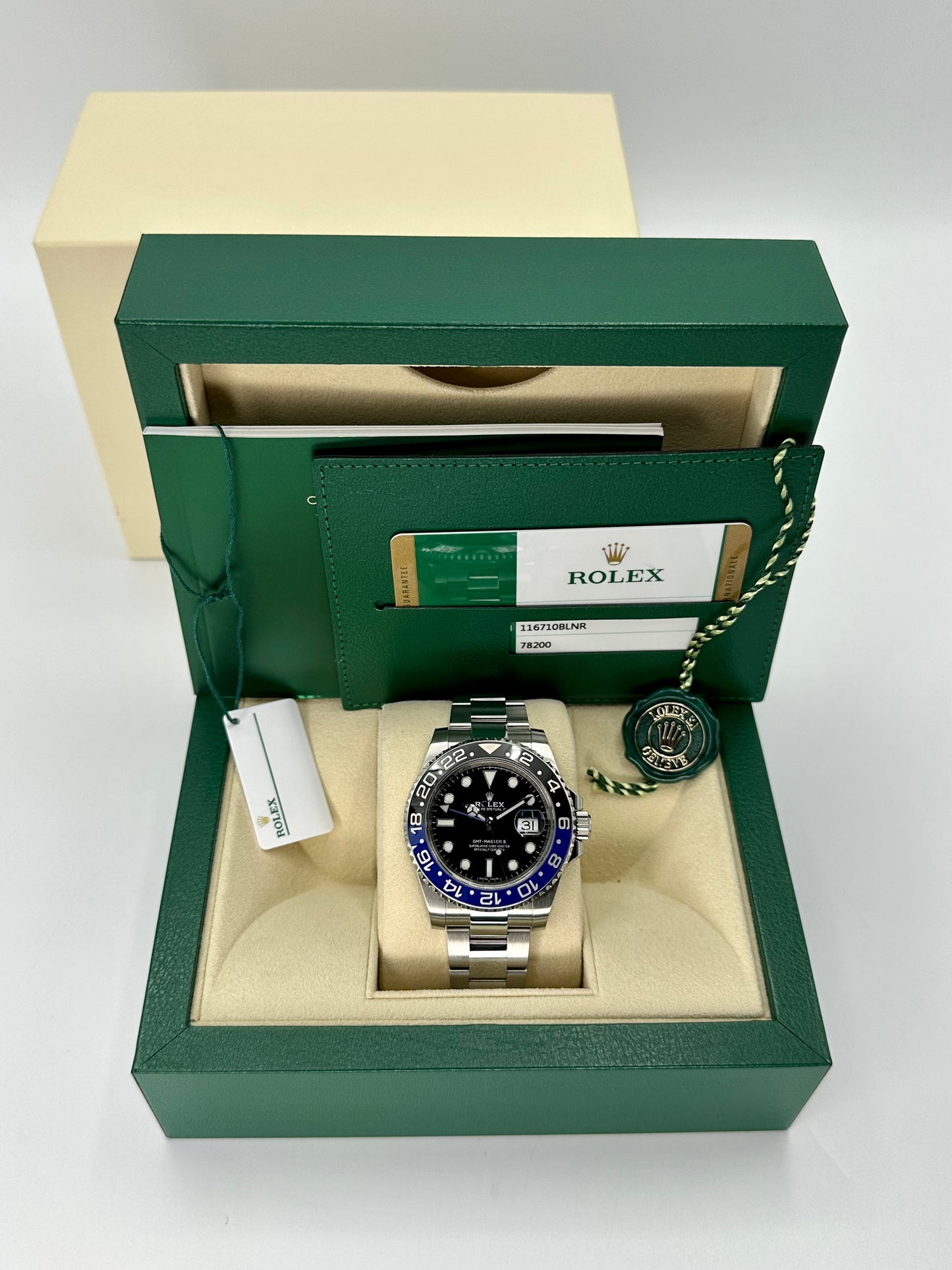 2017 Rolex GMT-Master II "Batman" 40mm 116710BLNR Oyster Black Dial - MyWatchLLC