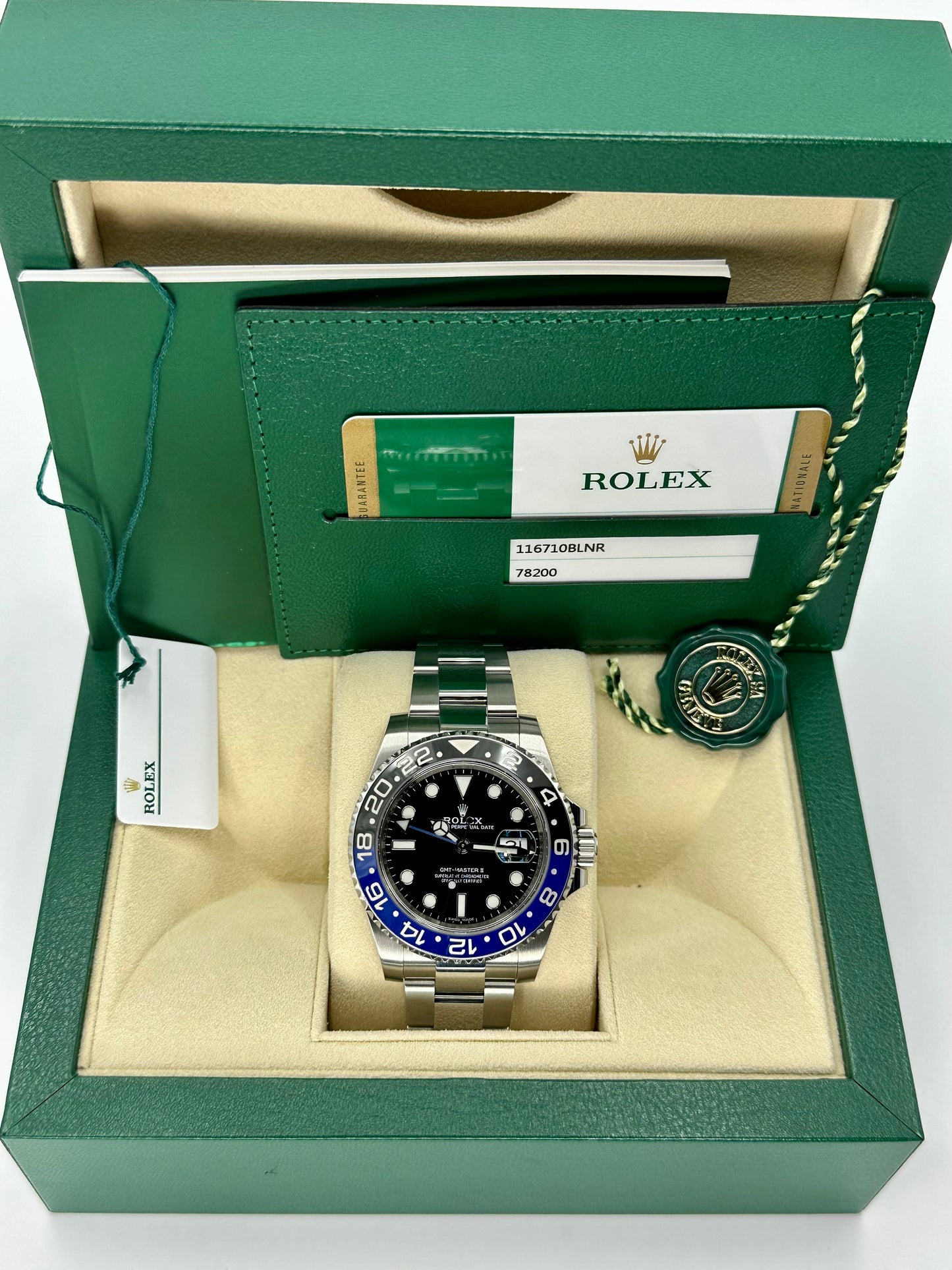 2017 Rolex GMT-Master II "Batman" 40mm 116710BLNR Oyster Black Dial - MyWatchLLC