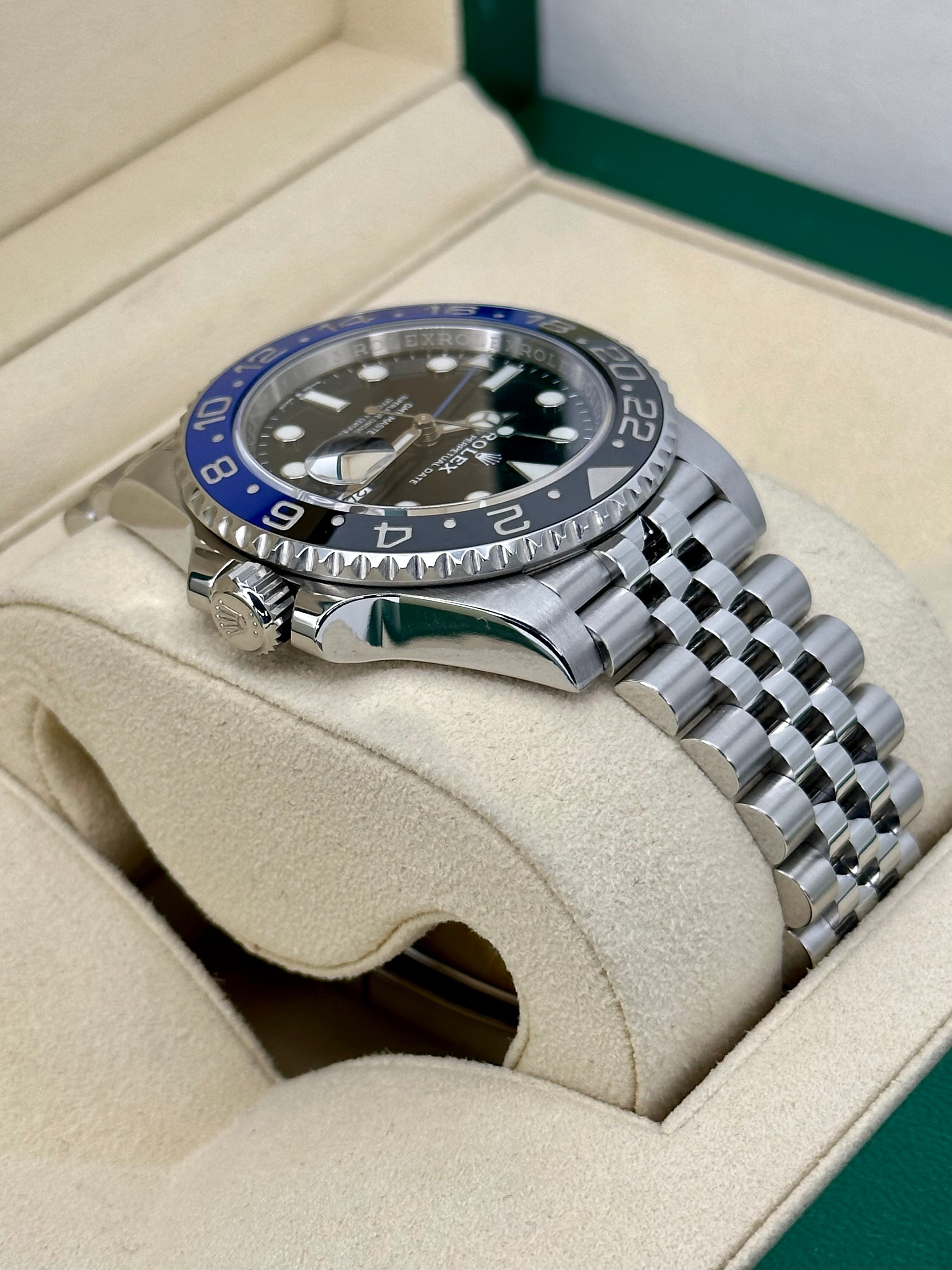 2019 Rolex GMT Master II Batgirl 40mm 126710BLNR Jubilee Black