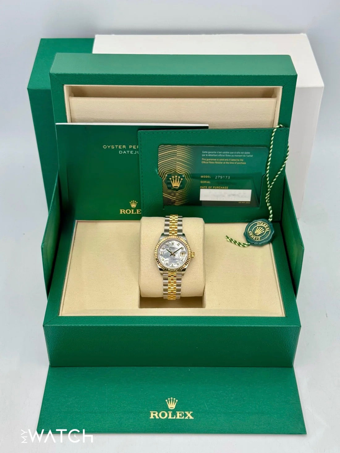 NEW 2026 Rolex Lady Datejust 28mm 279173 Jubilee MOP Diamond Dial