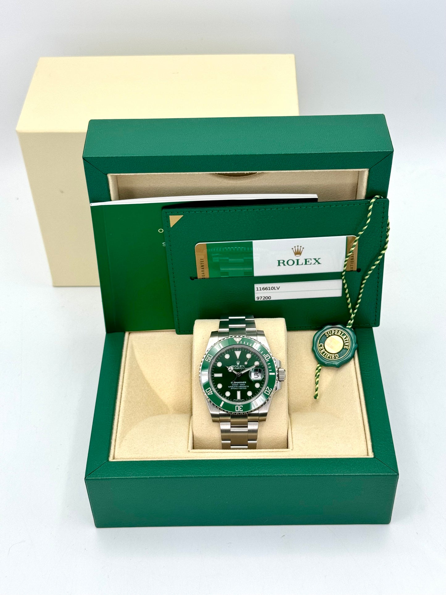 2017 Rolex Submariner "Hulk" 40mm 116610LV Green Dial - MyWatchLLC