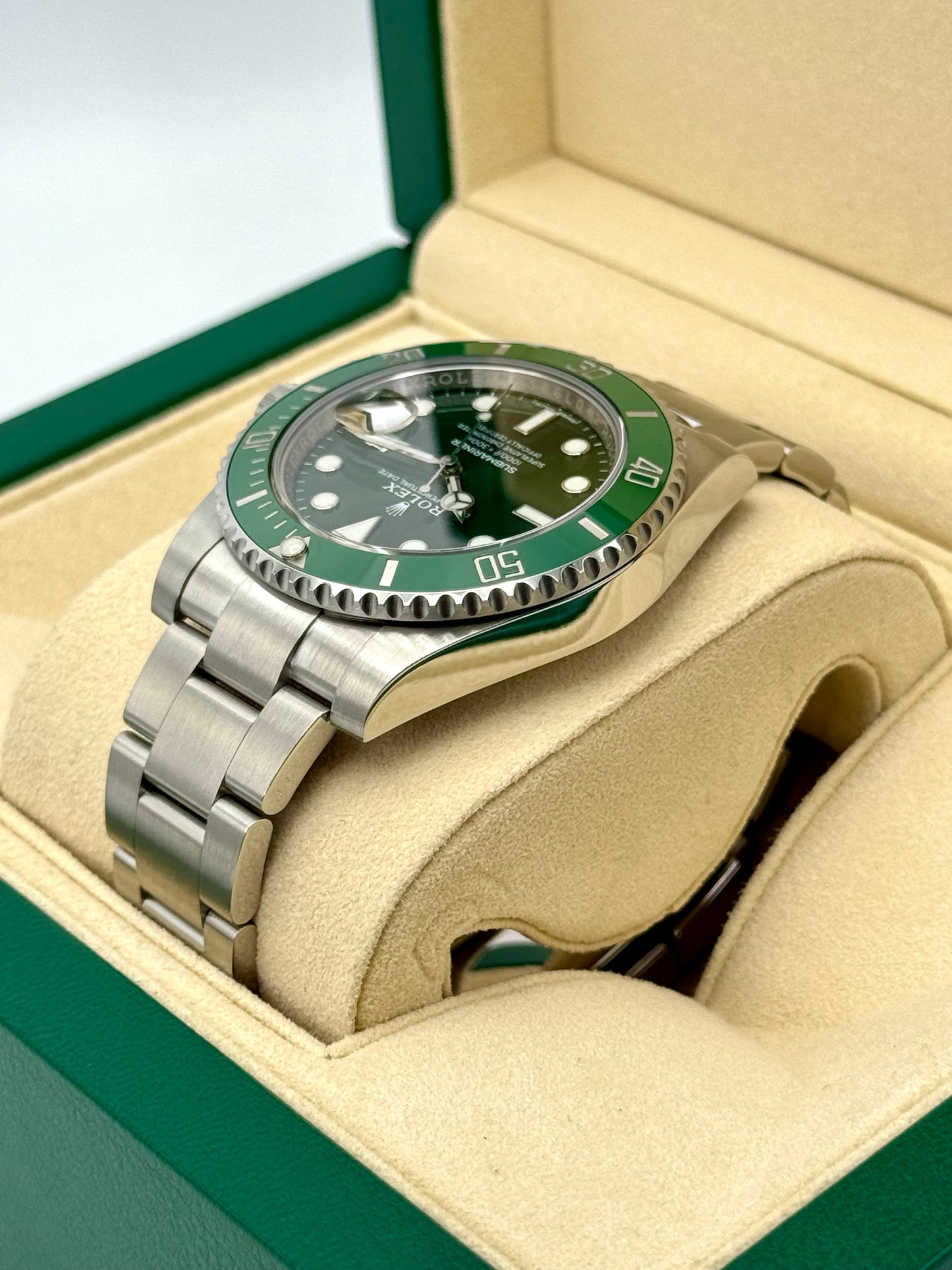 2017 Rolex Submariner "Hulk" 40mm 116610LV Green Dial - MyWatchLLC