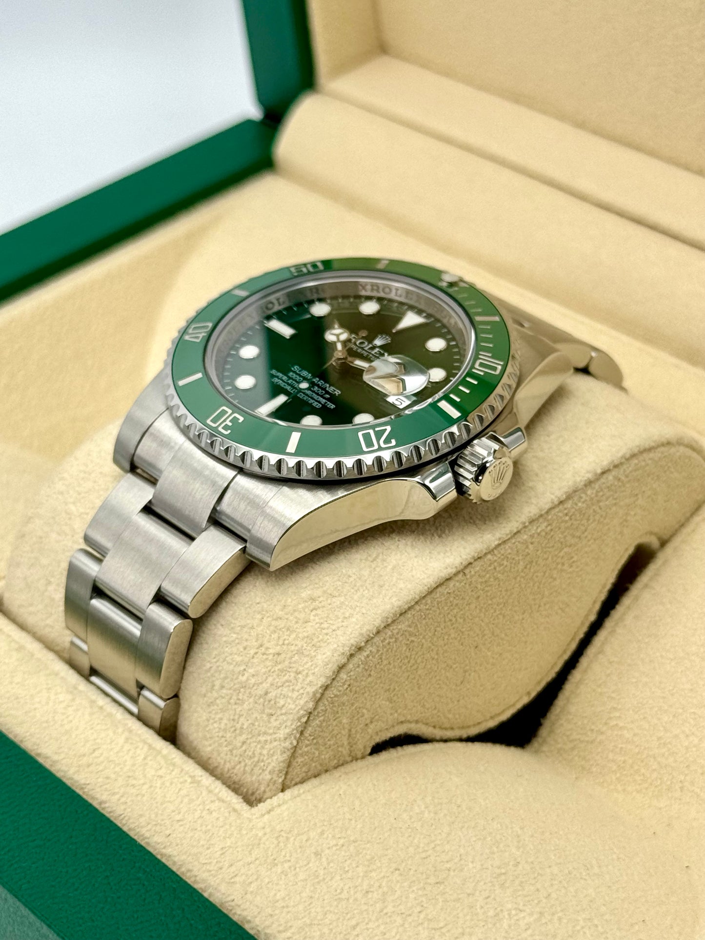 2014 Rolex Submariner "Hulk" 40mm 116610LV Green Dial - MyWatchLLC