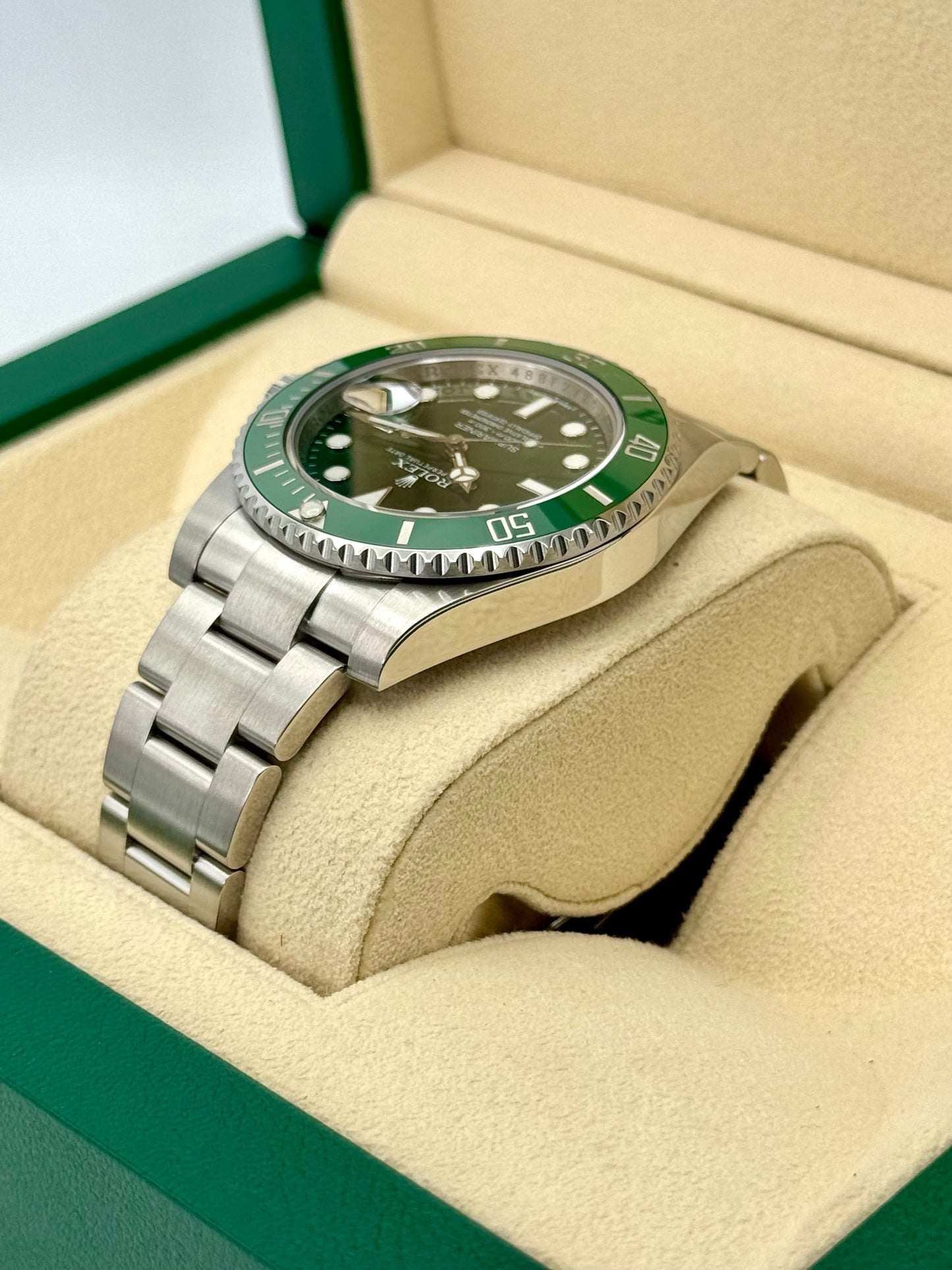 2014 Rolex Submariner "Hulk" 40mm 116610LV Green Dial - MyWatchLLC