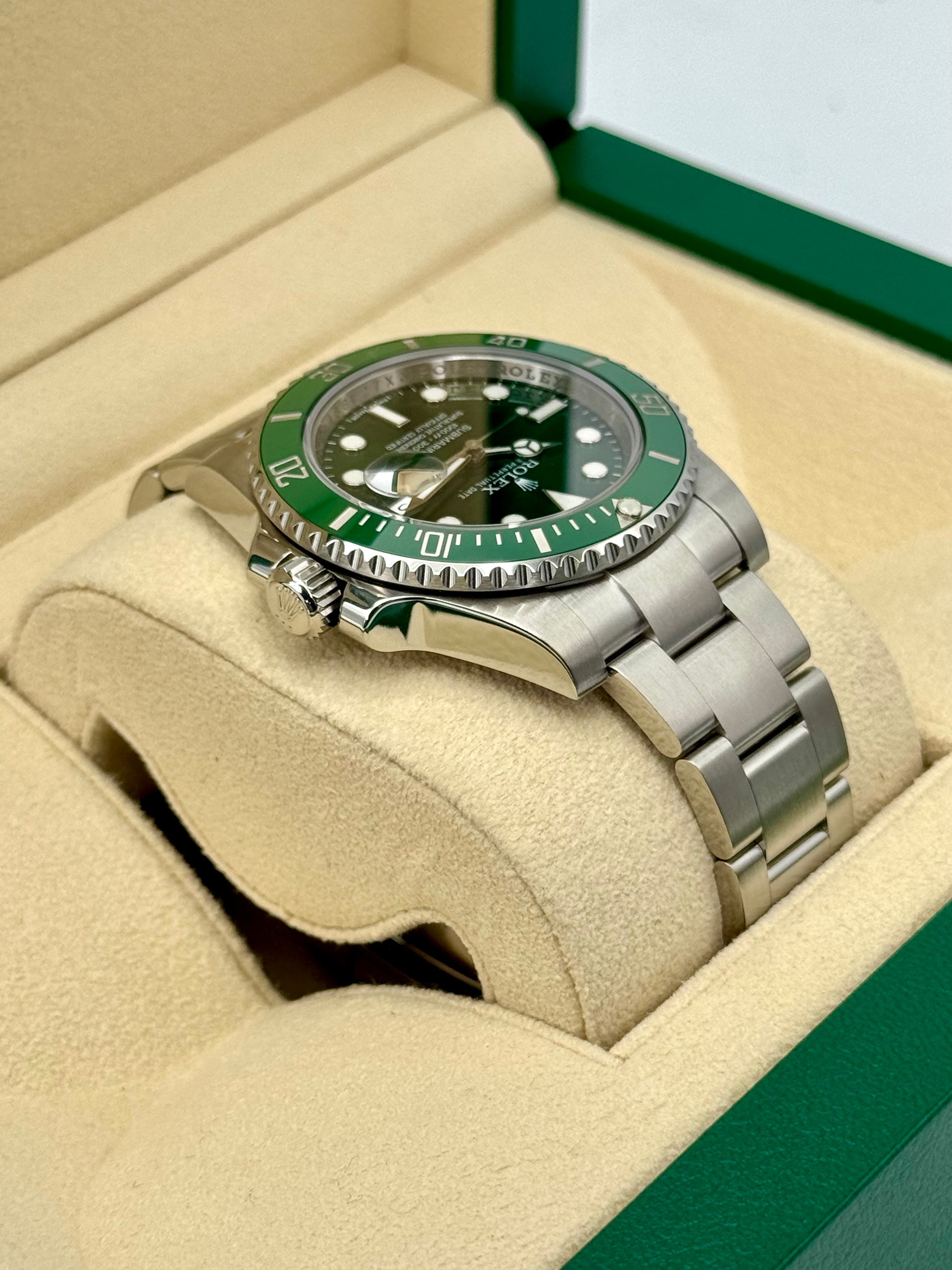 2014 Rolex Submariner "Hulk" 40mm 116610LV Green Dial - MyWatchLLC