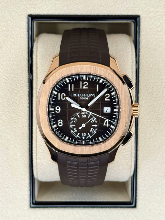 2024 Patek Philippe 5968R Aquanaut Chronograph Rose Gold - MyWatchLLC