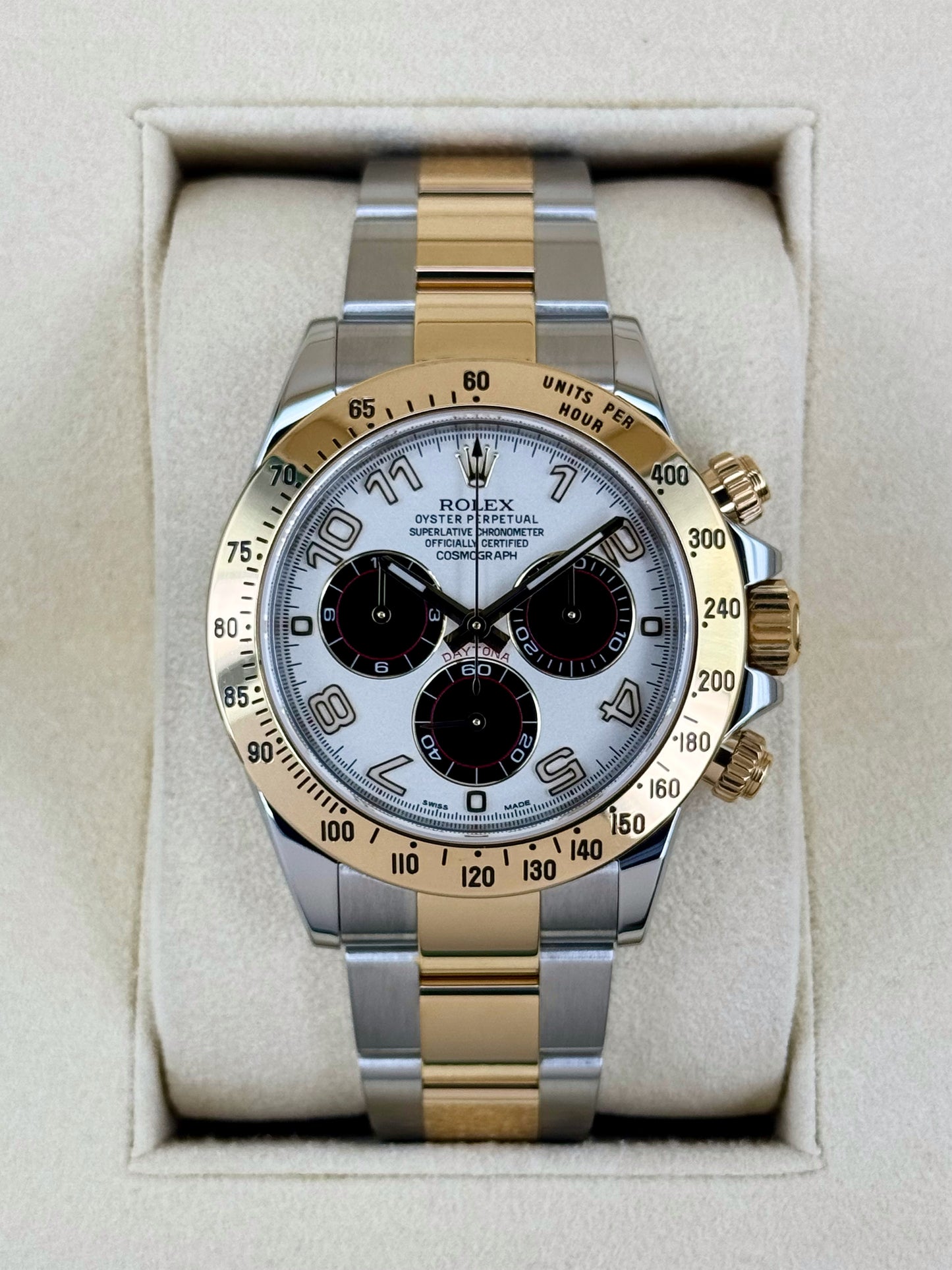 Panda Rolex Daytona Gold Silver White Dial Rolex Panda Daytona