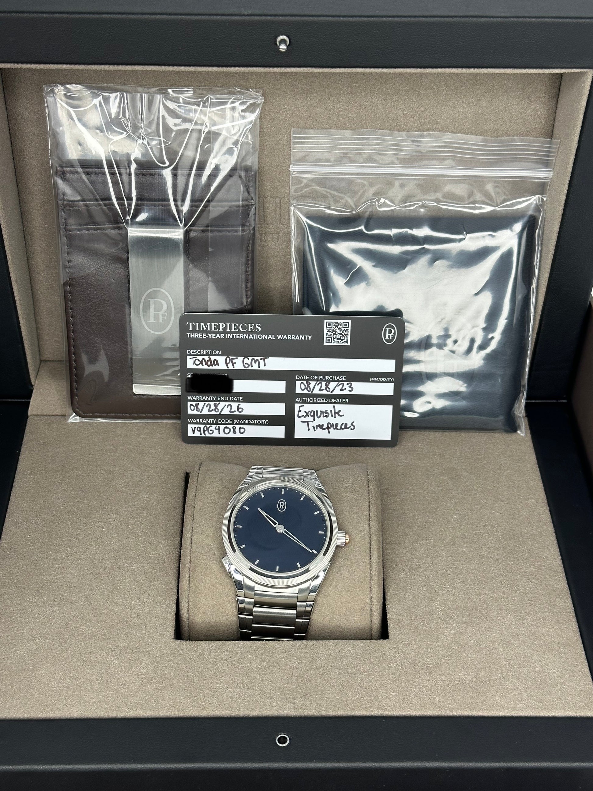 2023 Parmigiani Fleurier 40mm PFC905 TondaPF GMT Rattrapante Blue Dial - MyWatchLLC