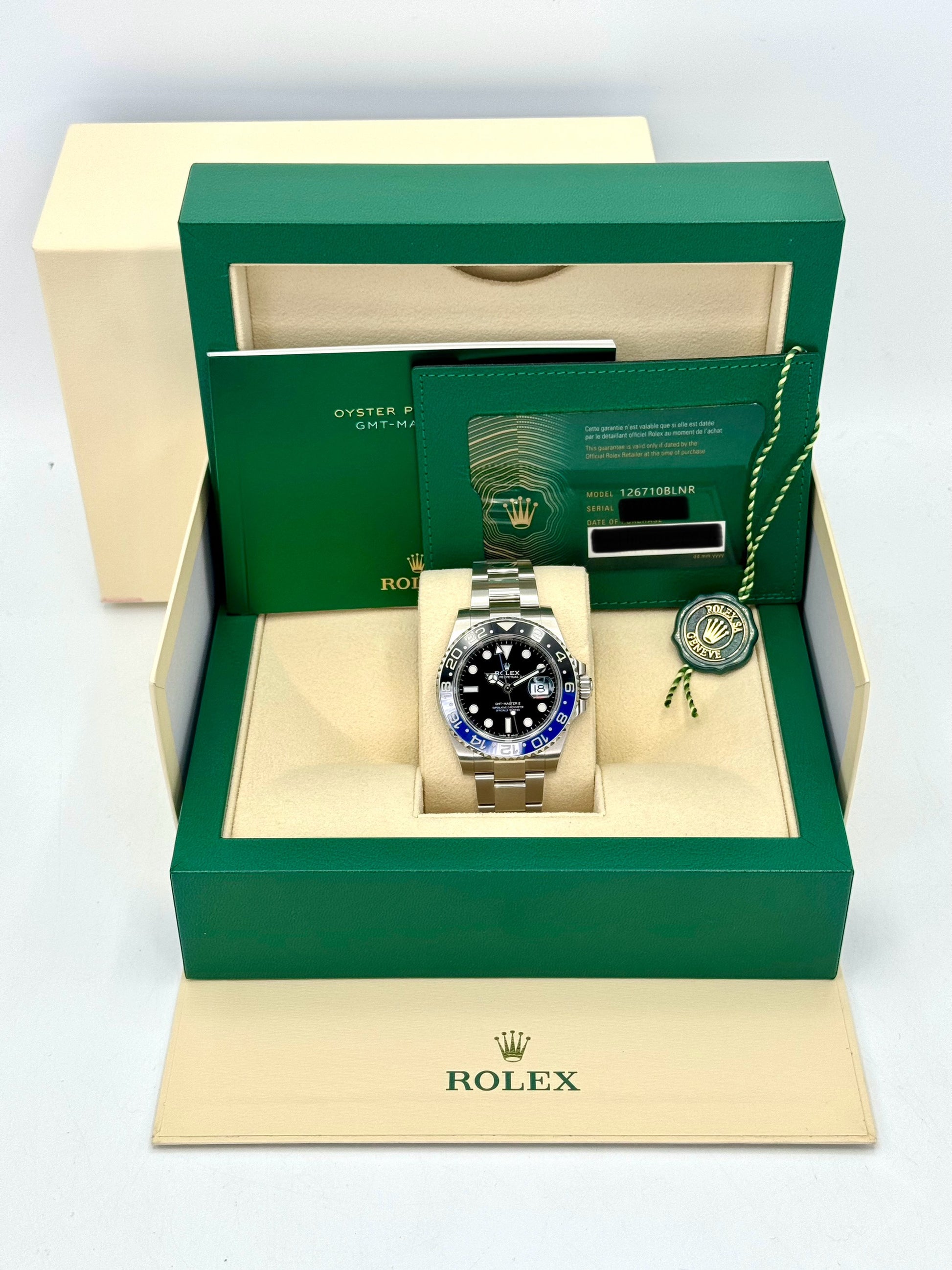 NEW 2024 Rolex GMT-Master II "Batman" 40mm 126710BLNR Oyster - MyWatchLLC