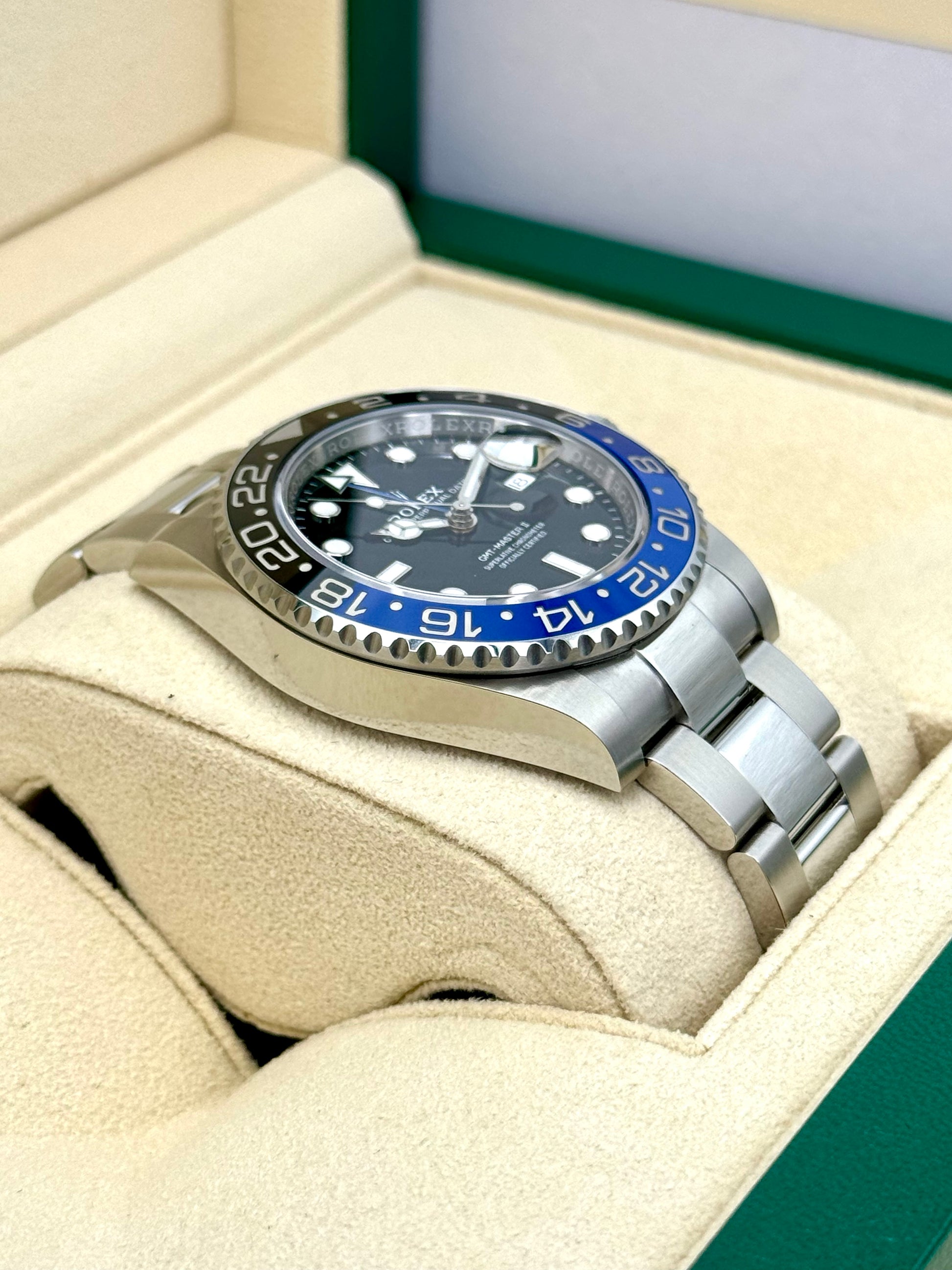 NEW 2024 Rolex GMT-Master II "Batman" 40mm 126710BLNR Oyster - MyWatchLLC