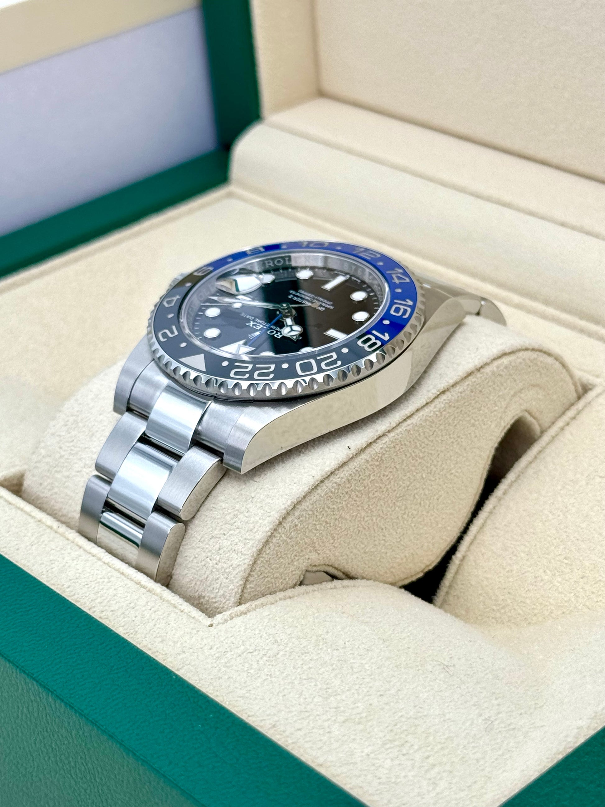 NEW 2024 Rolex GMT-Master II "Batman" 40mm 126710BLNR Oyster - MyWatchLLC