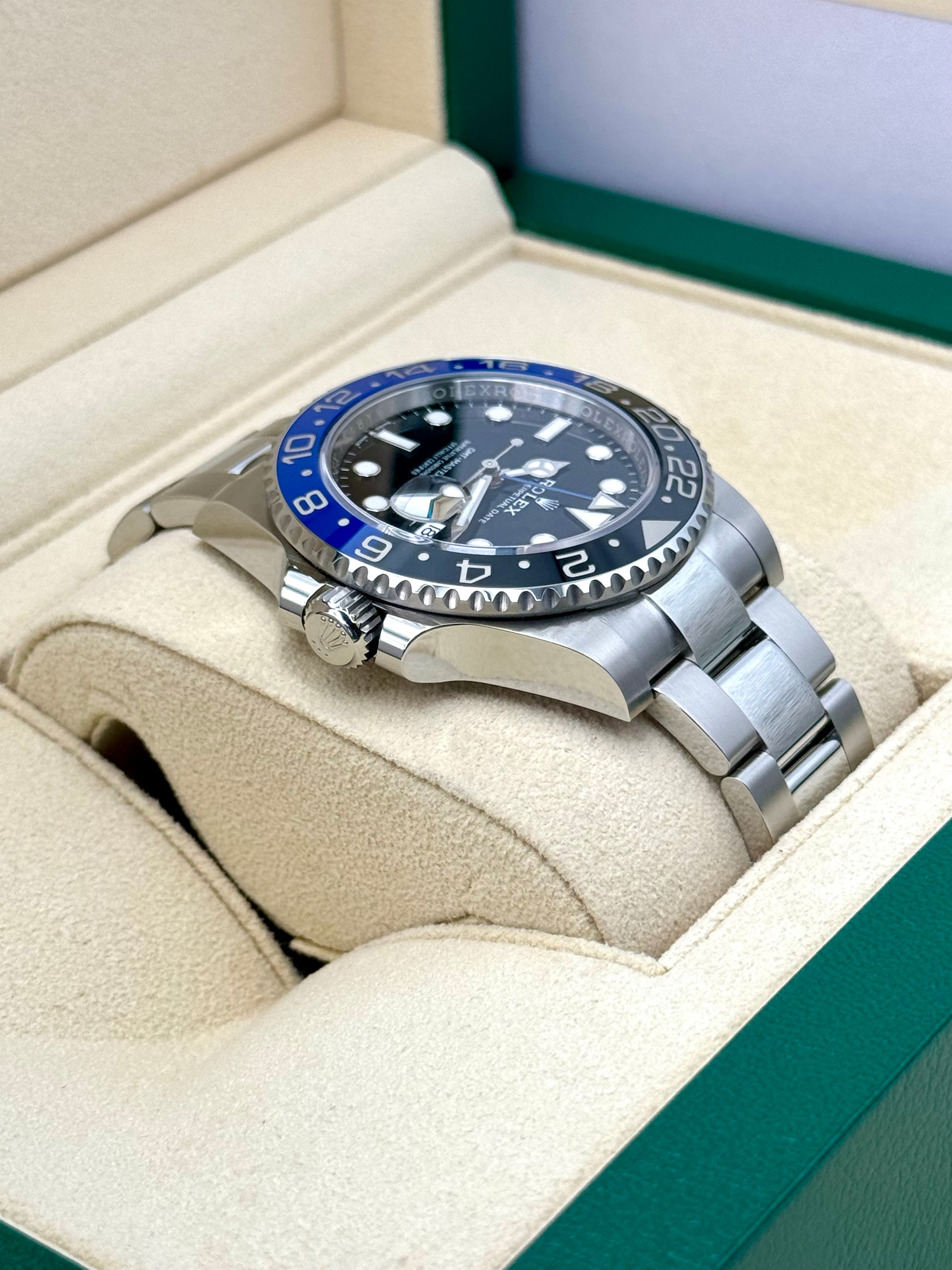 NEW 2024 Rolex GMT-Master II "Batman" 40mm 126710BLNR Oyster - MyWatchLLC