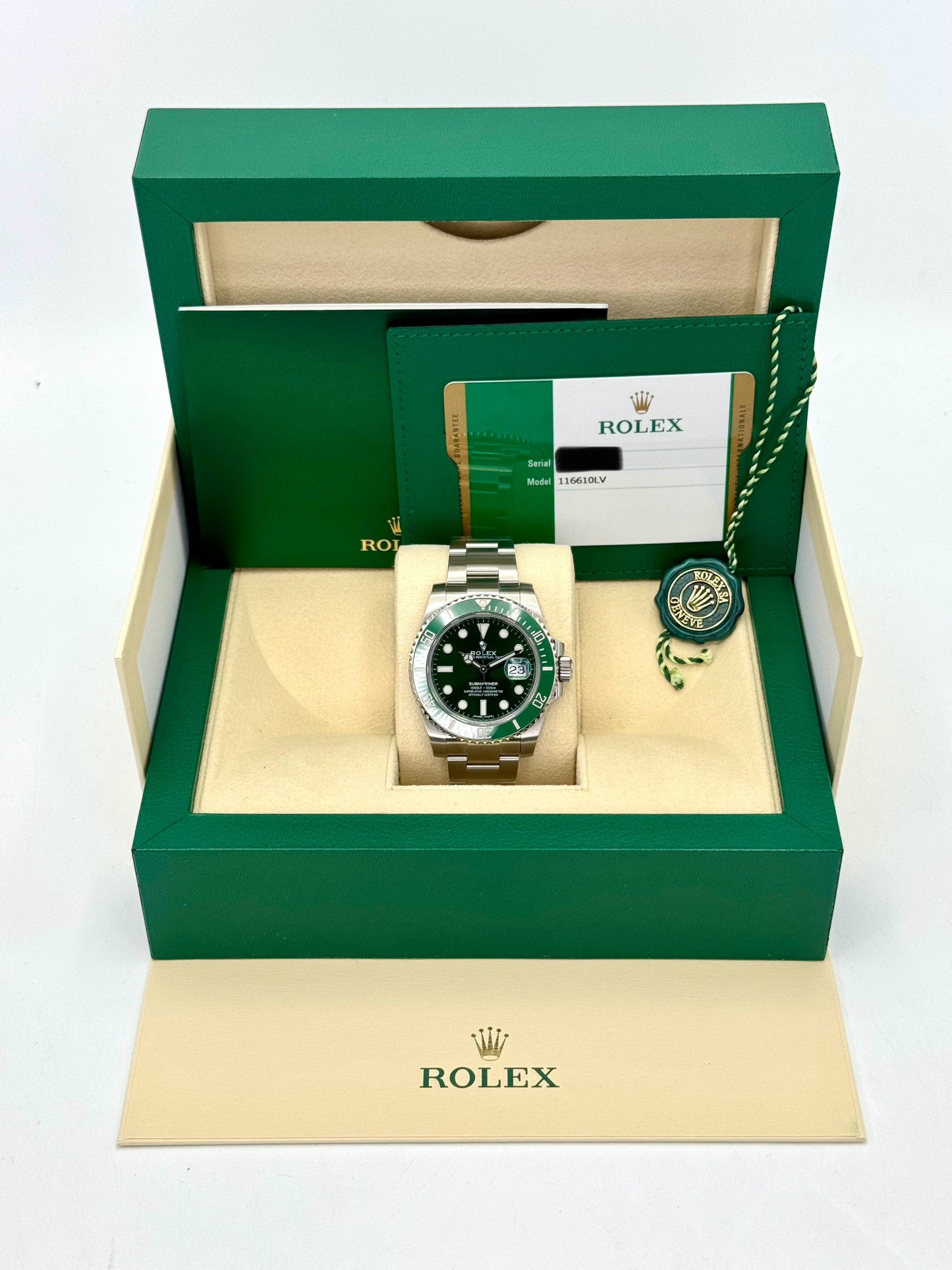 2019 Rolex Submariner "Hulk" 40mm 116610LV Green Dial - MyWatchLLC