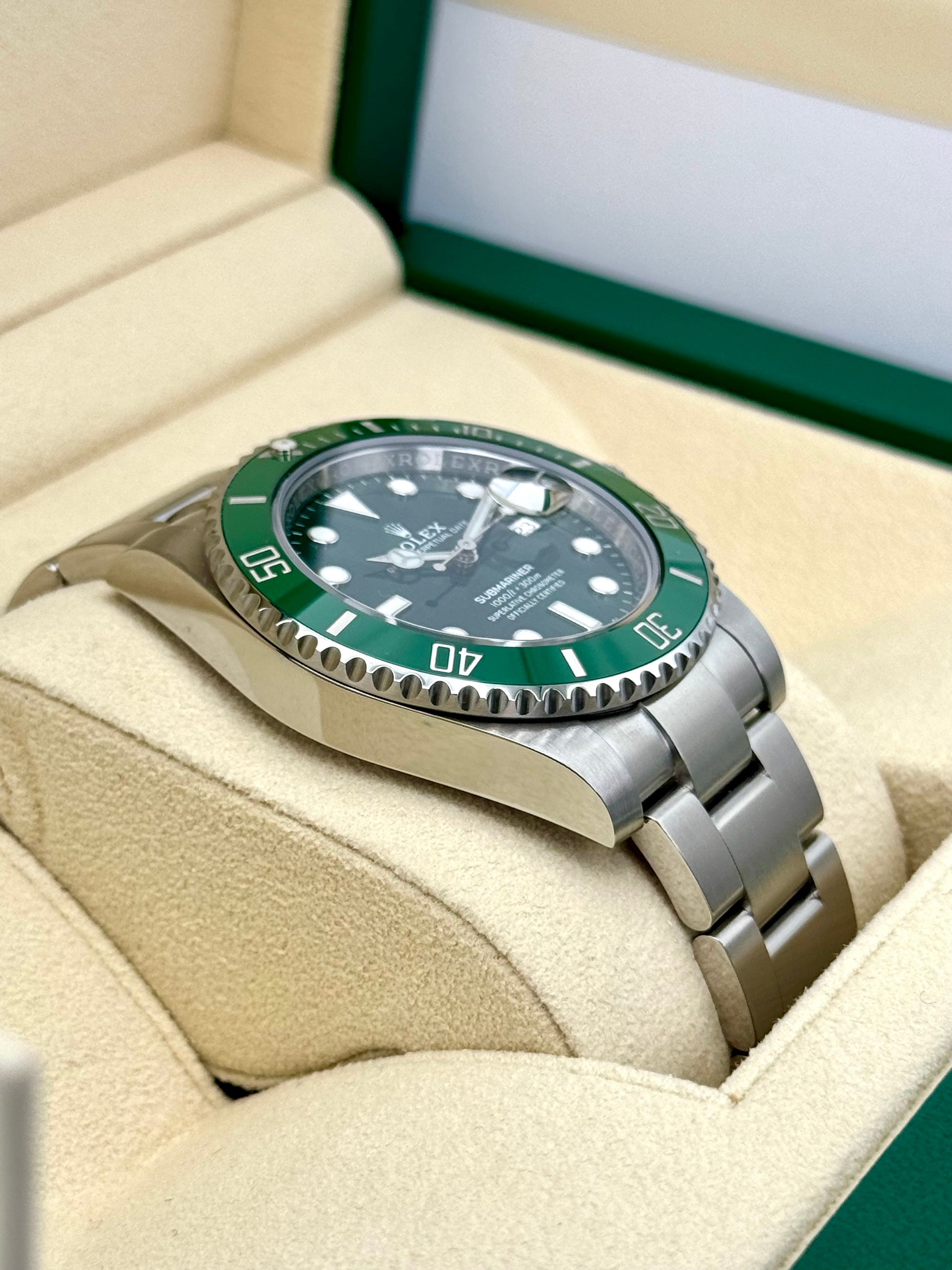 2019 Rolex Submariner "Hulk" 40mm 116610LV Green Dial - MyWatchLLC