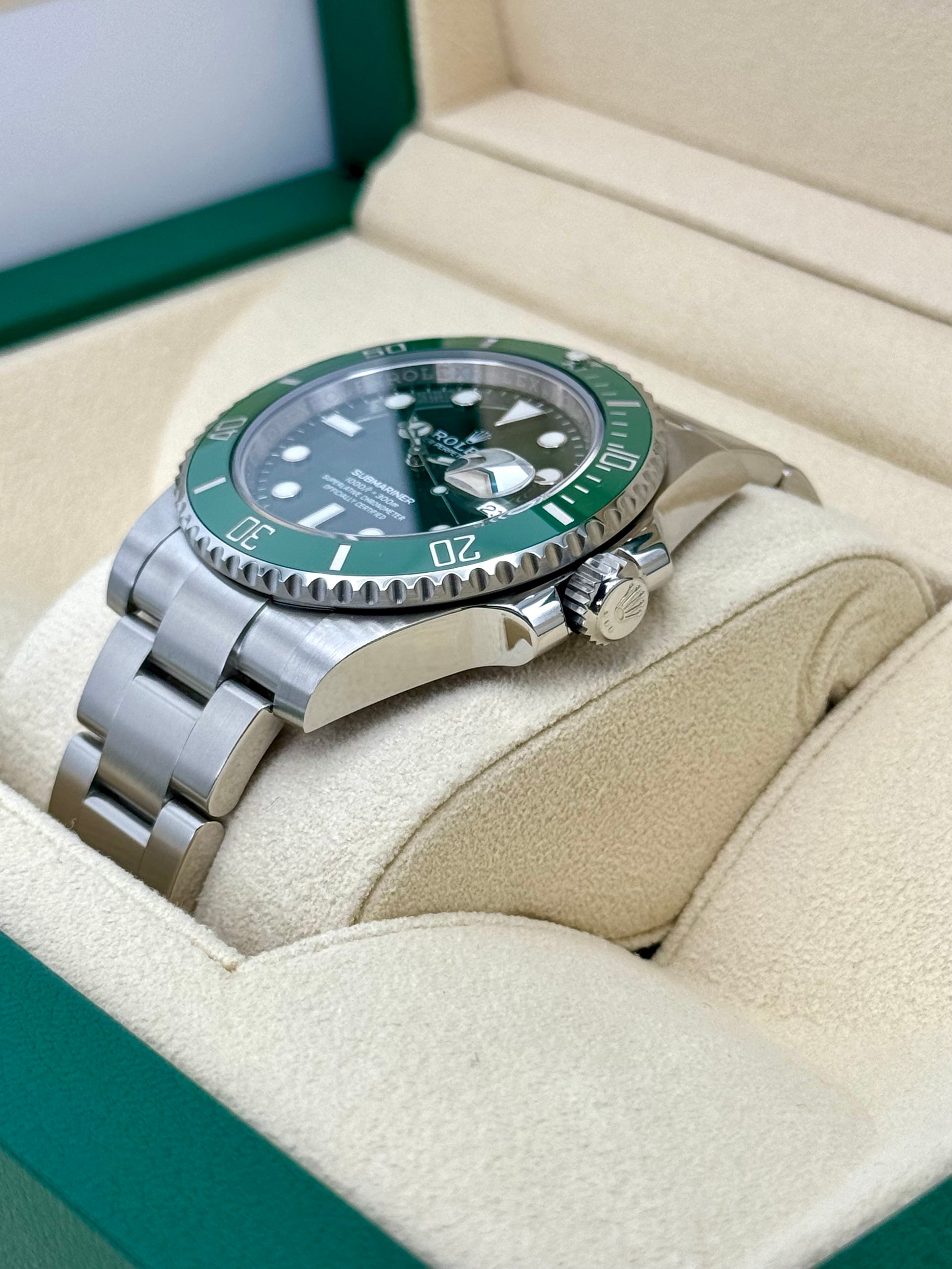 2019 Rolex Submariner "Hulk" 40mm 116610LV Green Dial - MyWatchLLC