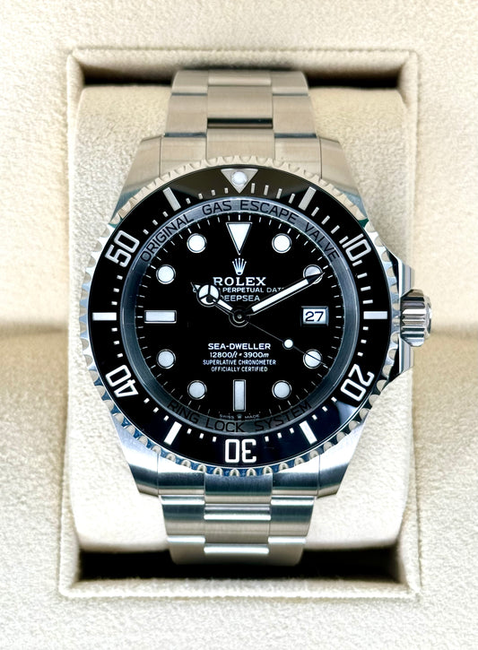 NEW 2023 Rolex Deepsea 44mm 136660 Stainless Steel Black Dial - MyWatchLLC