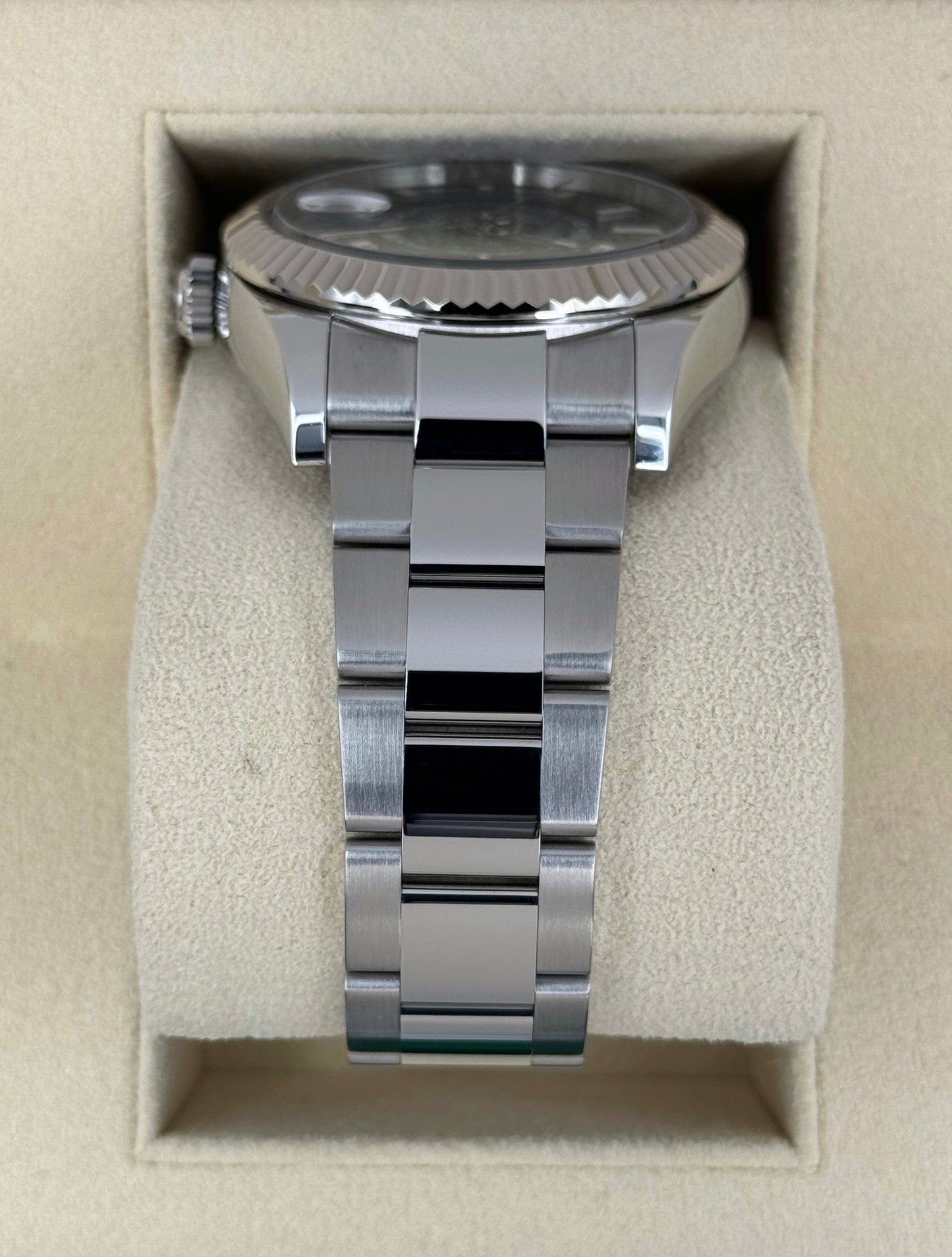 NEW 2025 Rolex Sky-Dweller 42mm 336934 Oyster Green Dial - MyWatchLLC