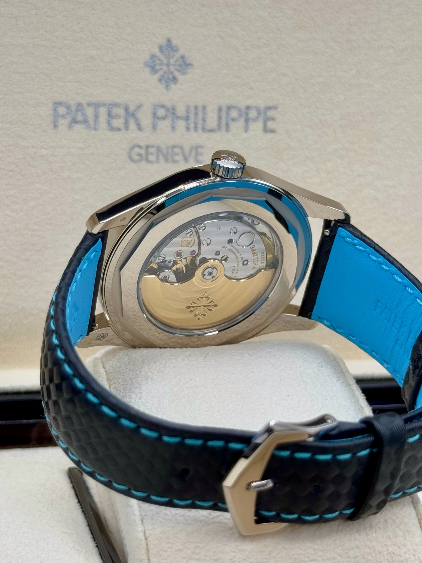 NEW 2023 Patek Philippe 6007G Calatrava White Gold Black Dial