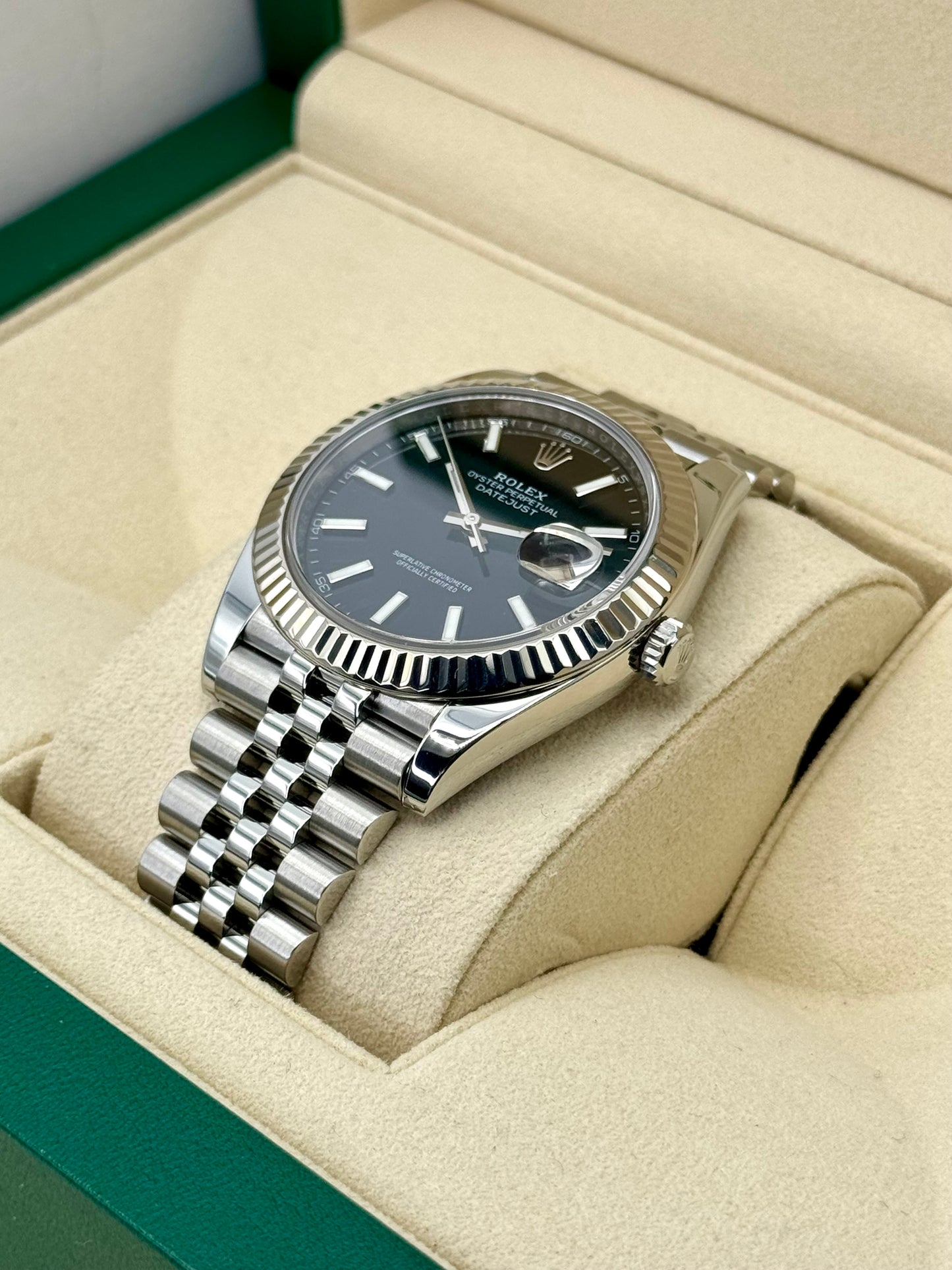 2020 Rolex Datejust 41mm 126334 Stainless Steel Jubilee Black Dial - MyWatchLLC