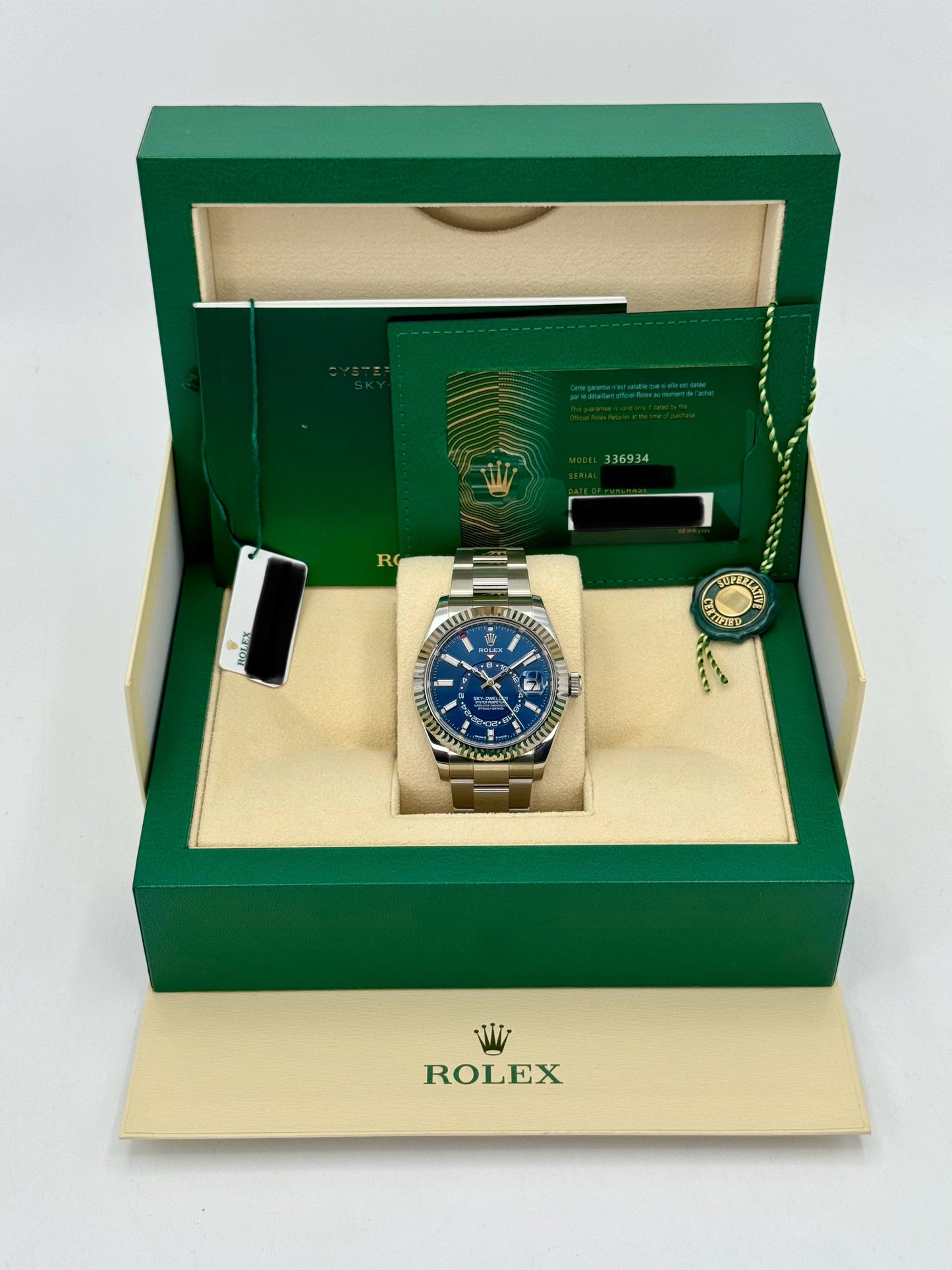 NEW 2024 Rolex Sky-Dweller 42mm 336934 Oyster Black Dial - MyWatchLLC