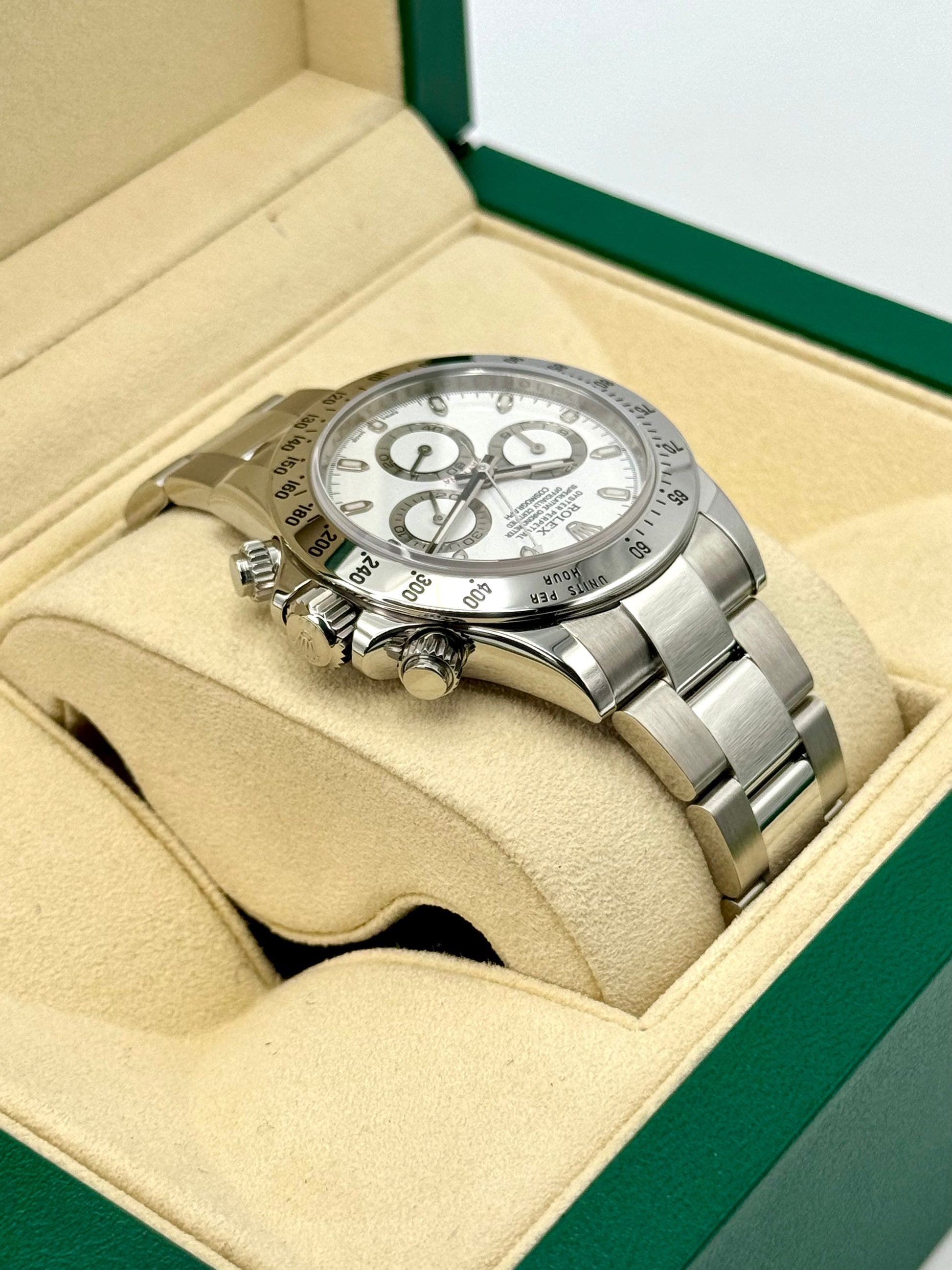 2015 Rolex Daytona 40mm 116520 Stainless Steel White Dial - MyWatchLLC