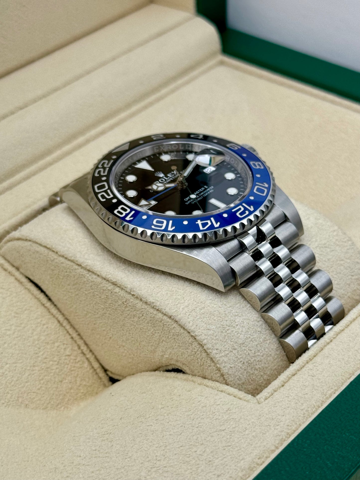 2022 Rolex GMT-Master II "Batgirl" 40mm 126710BLNR Jubilee Black Dial - MyWatchLLC