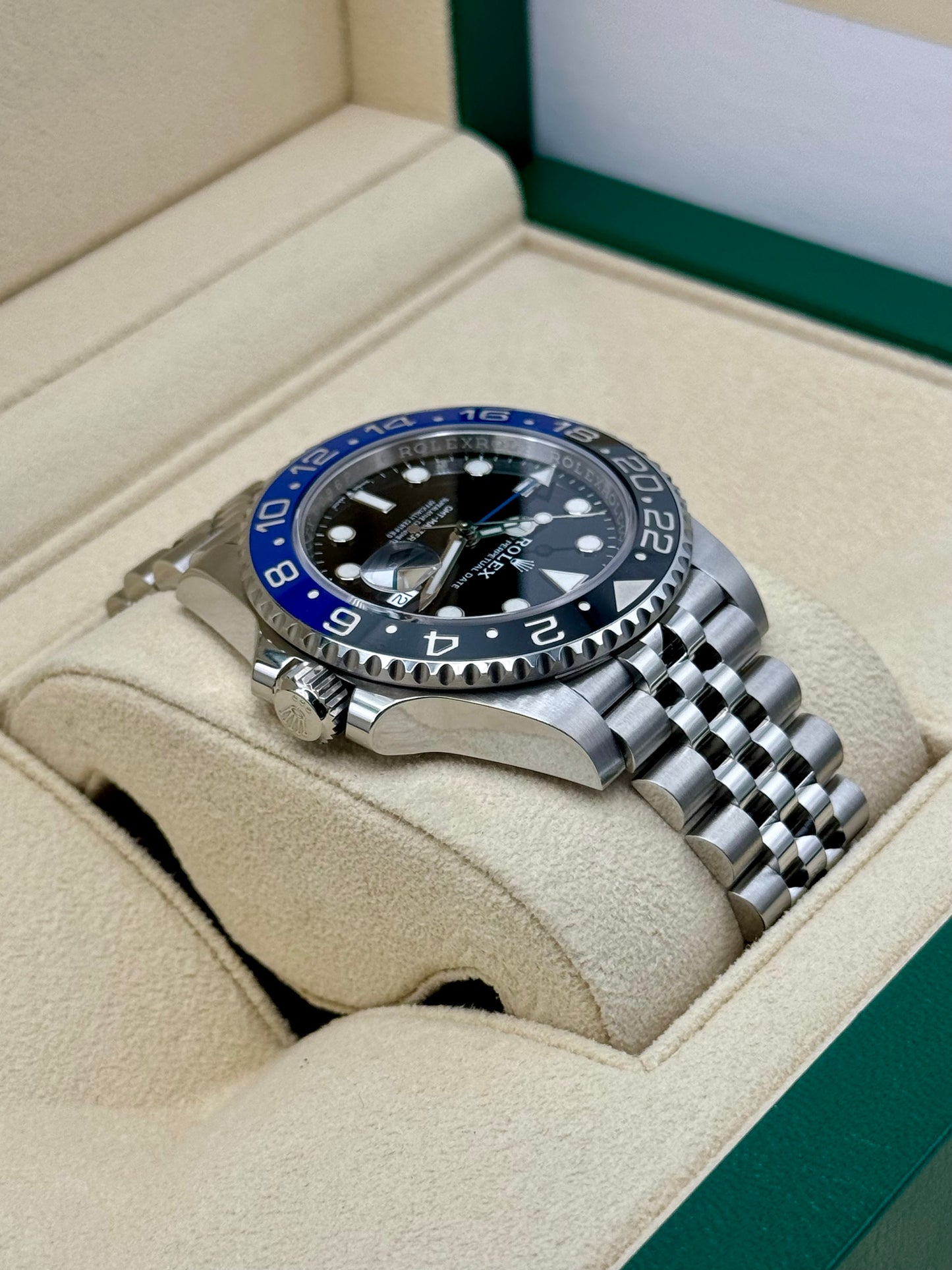 2022 Rolex GMT-Master II "Batgirl" 40mm 126710BLNR Jubilee Black Dial - MyWatchLLC