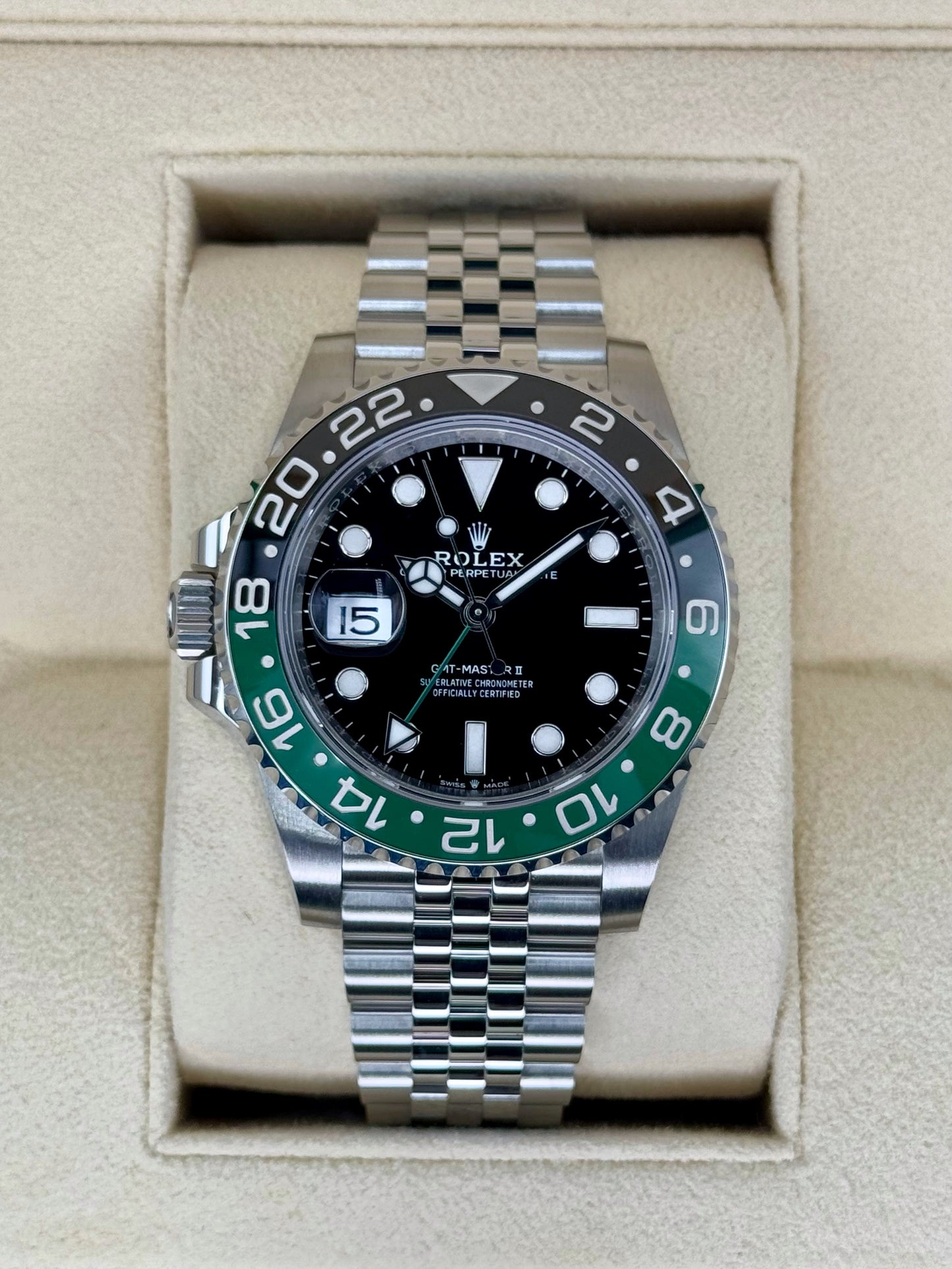 2023 Rolex GMT Master-II "Sprite" 40mm 126720VTNR Jubilee