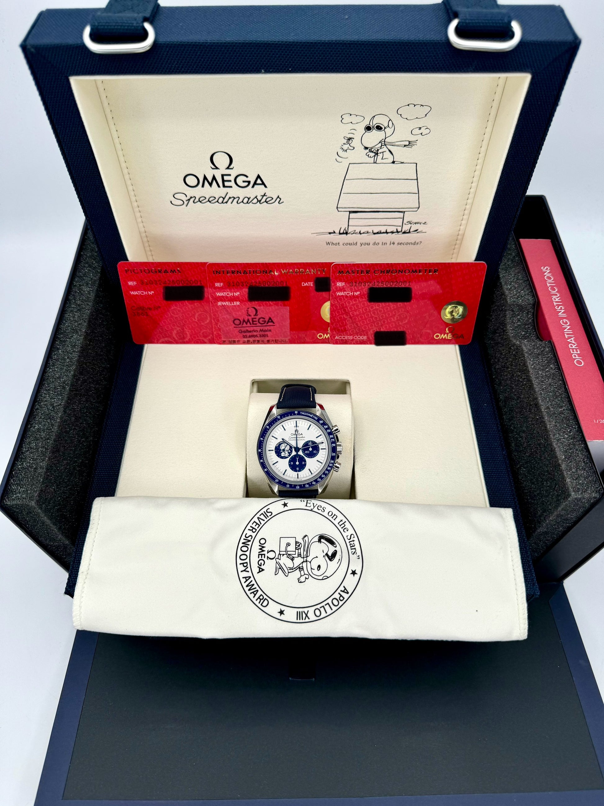 NEW 2024 Omega Speedmaster Silver Snoopy Award 310.32.42.50.02.001 - MyWatchLLC