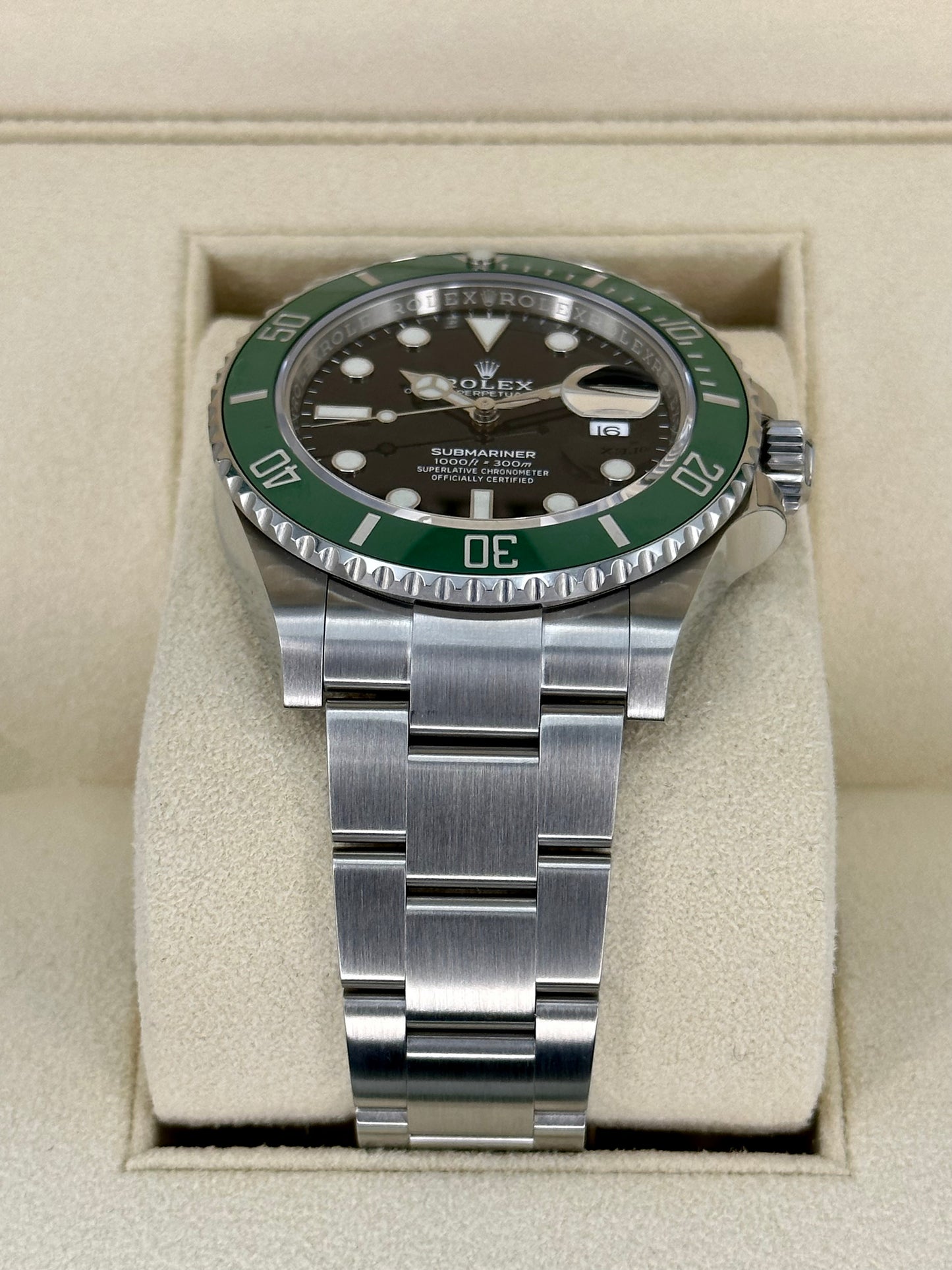 NEW 2022 Rolex Submariner Date “Starbucks” 41mm 126610LV Oyster Black Dial - MyWatchLLC