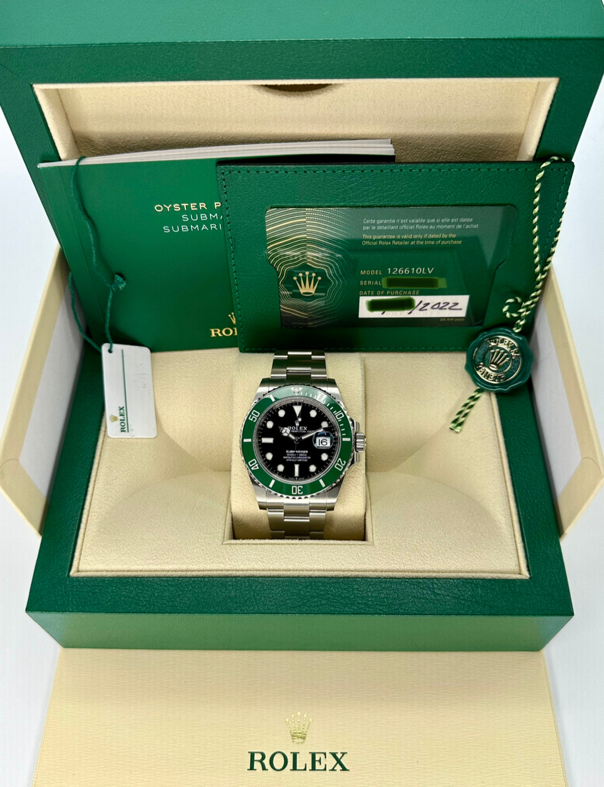 NEW 2022 Rolex Submariner Date “Starbucks” 41mm 126610LV Oyster Black Dial - MyWatchLLC