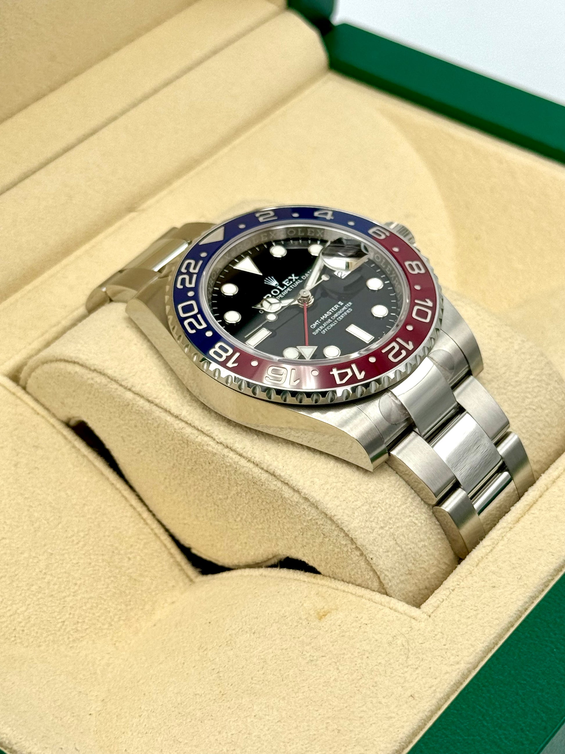 2022 Rolex GMT-Master II "Pepsi" 40mm 126710BLRO Oyster - MyWatchLLC