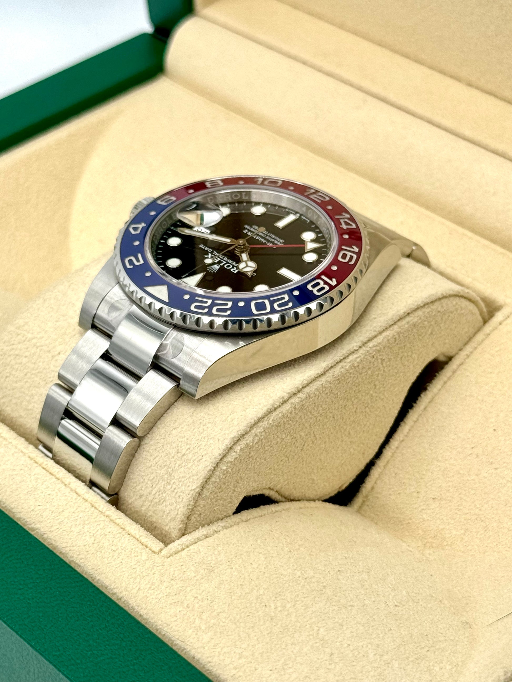 2022 Rolex GMT-Master II "Pepsi" 40mm 126710BLRO Oyster - MyWatchLLC