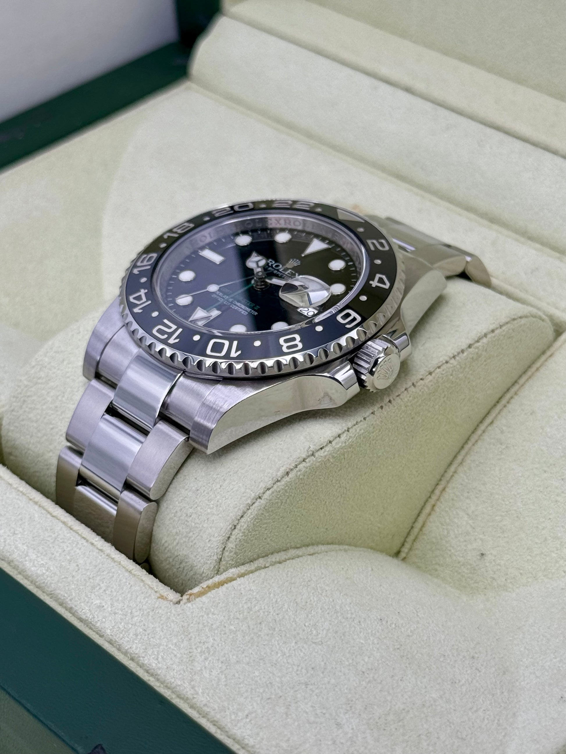 2012 Rolex GMT-Master II 40mm 116710LN Stainless Steel Black Dial - MyWatchLLC