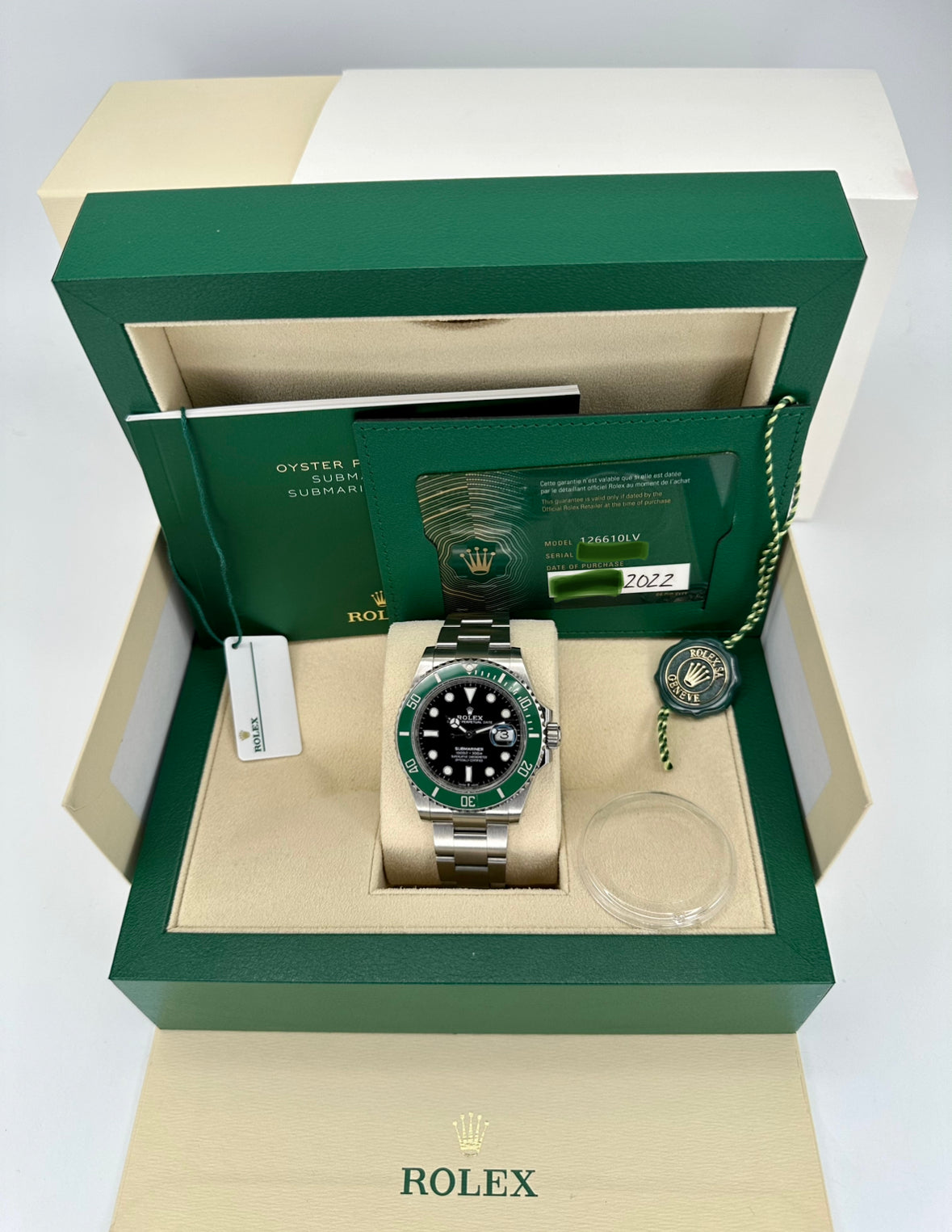 2022 Rolex Submariner Date “Starbucks” 41mm 126610LV Oyster Black Dial - MyWatchLLC